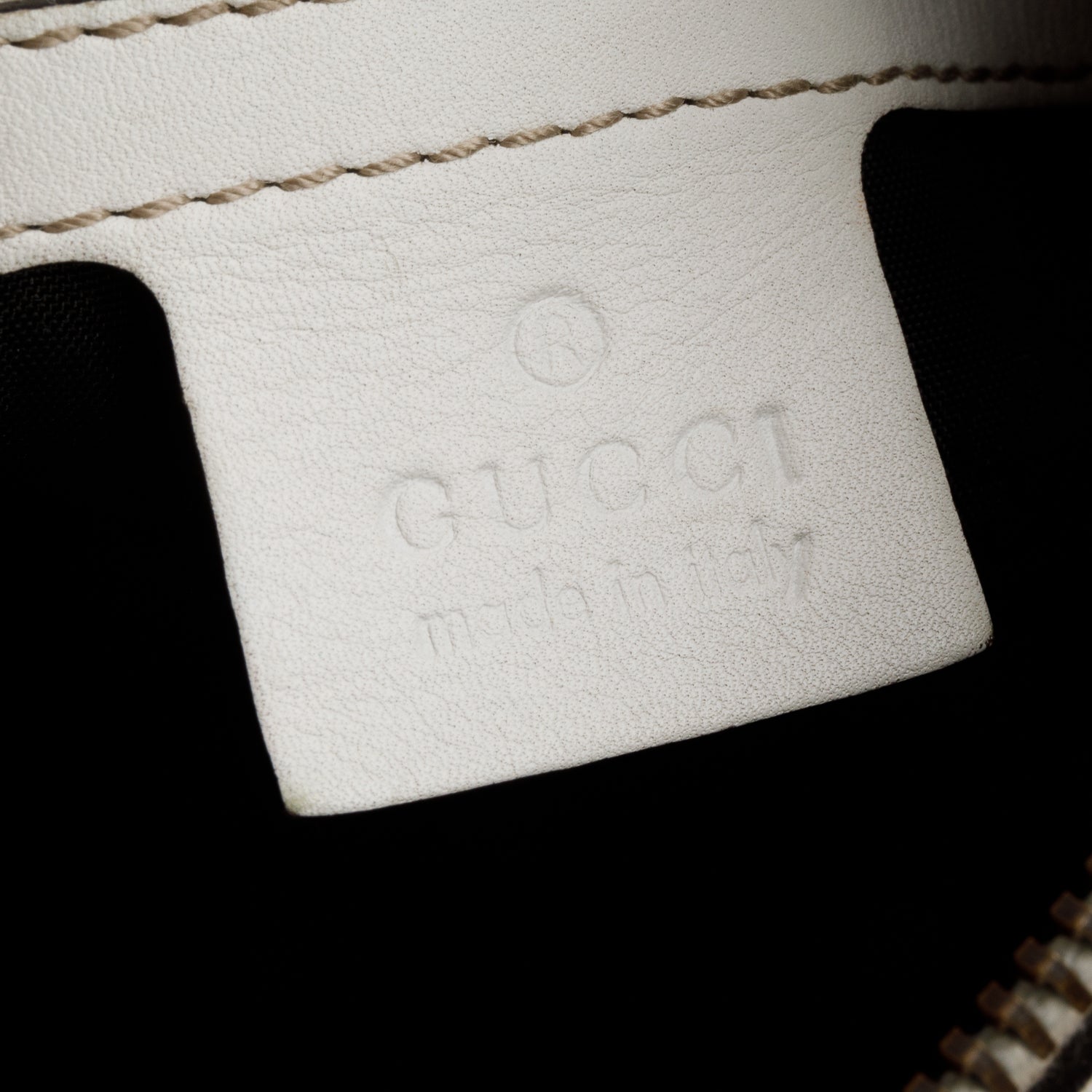 Gucci White Leather Babouska Hysteria Heart Hobo Bag