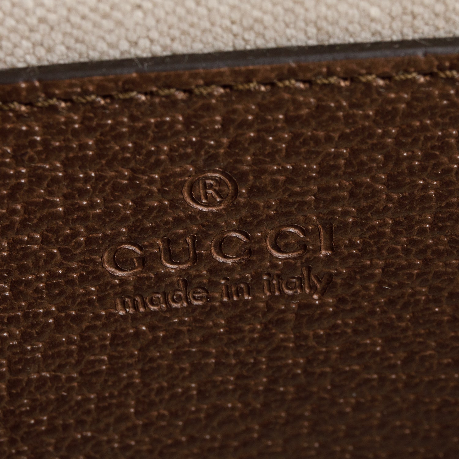 Gucci Jumbo GG Canvas Brown Leather Trim Horsebit 1955 Small Shoulder Bag  w/ Straps