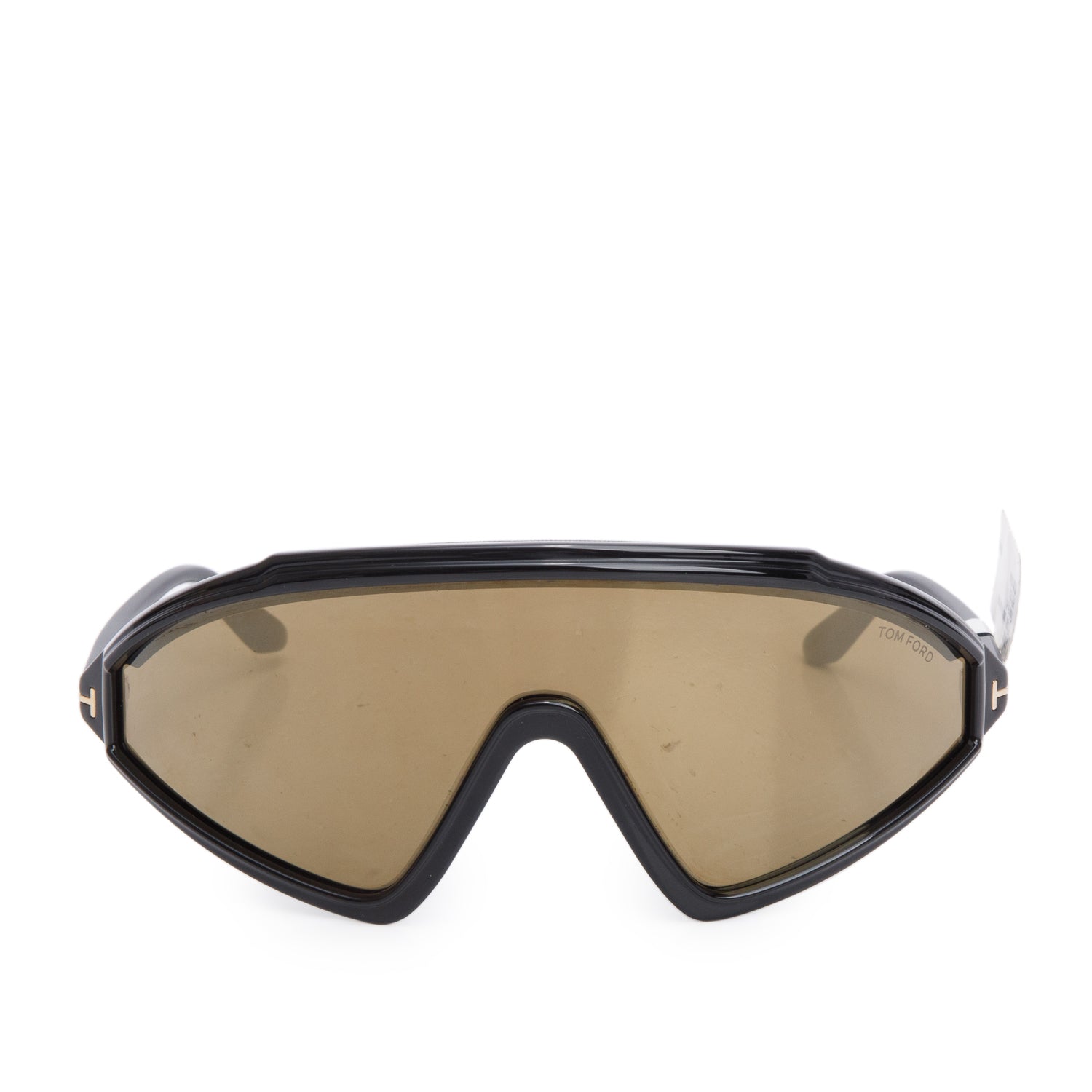 Tom Ford TF1121 Black Acetate Lorna Shield Sunglasses w/ Box & Case