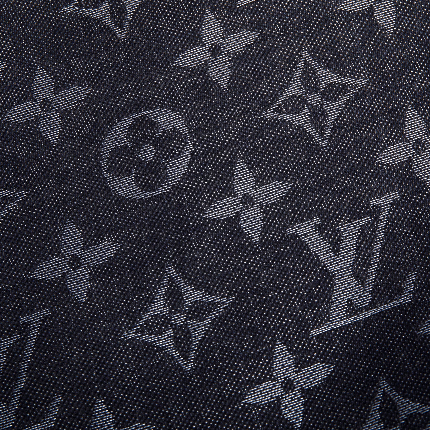 Louis Vuitton Black/Grey Monogram Silk/Wool My Daily Denim Shawl Scarf w/ Box