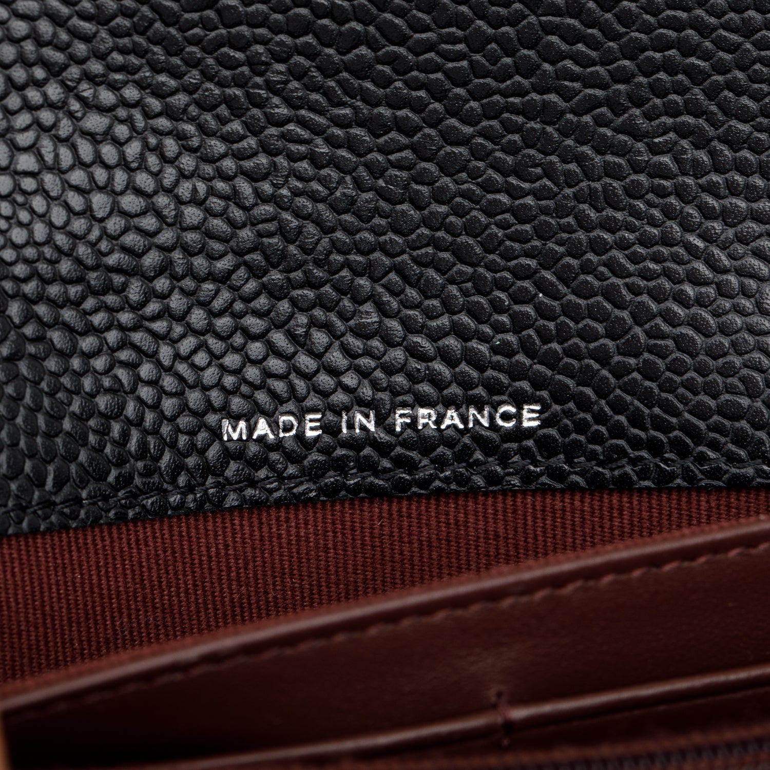 Chanel Black Caviar Leather Classic Long Flap Wallet w/ Box