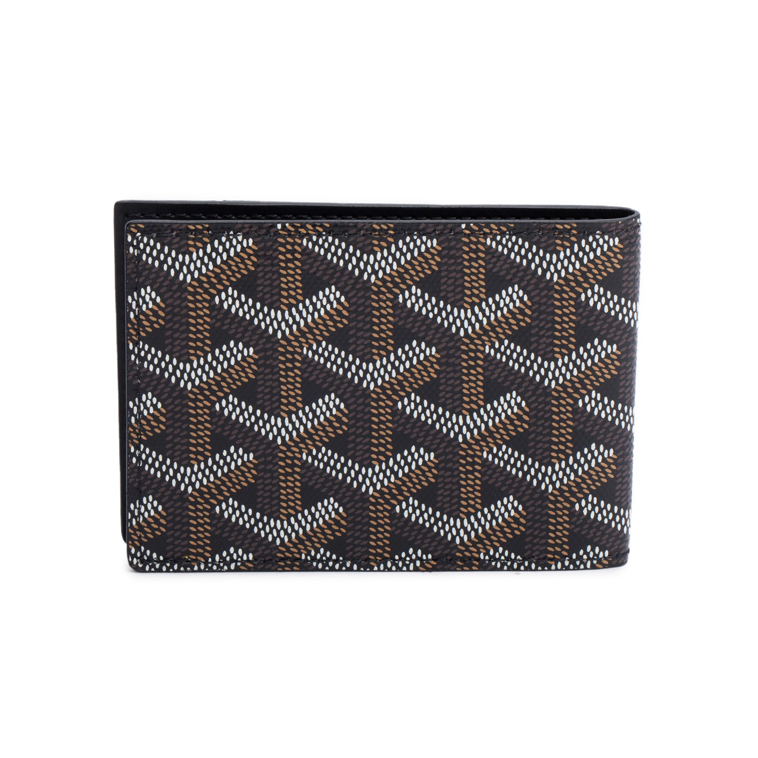 Goyard 2022 Black Goyardine Card Holder w/ Box