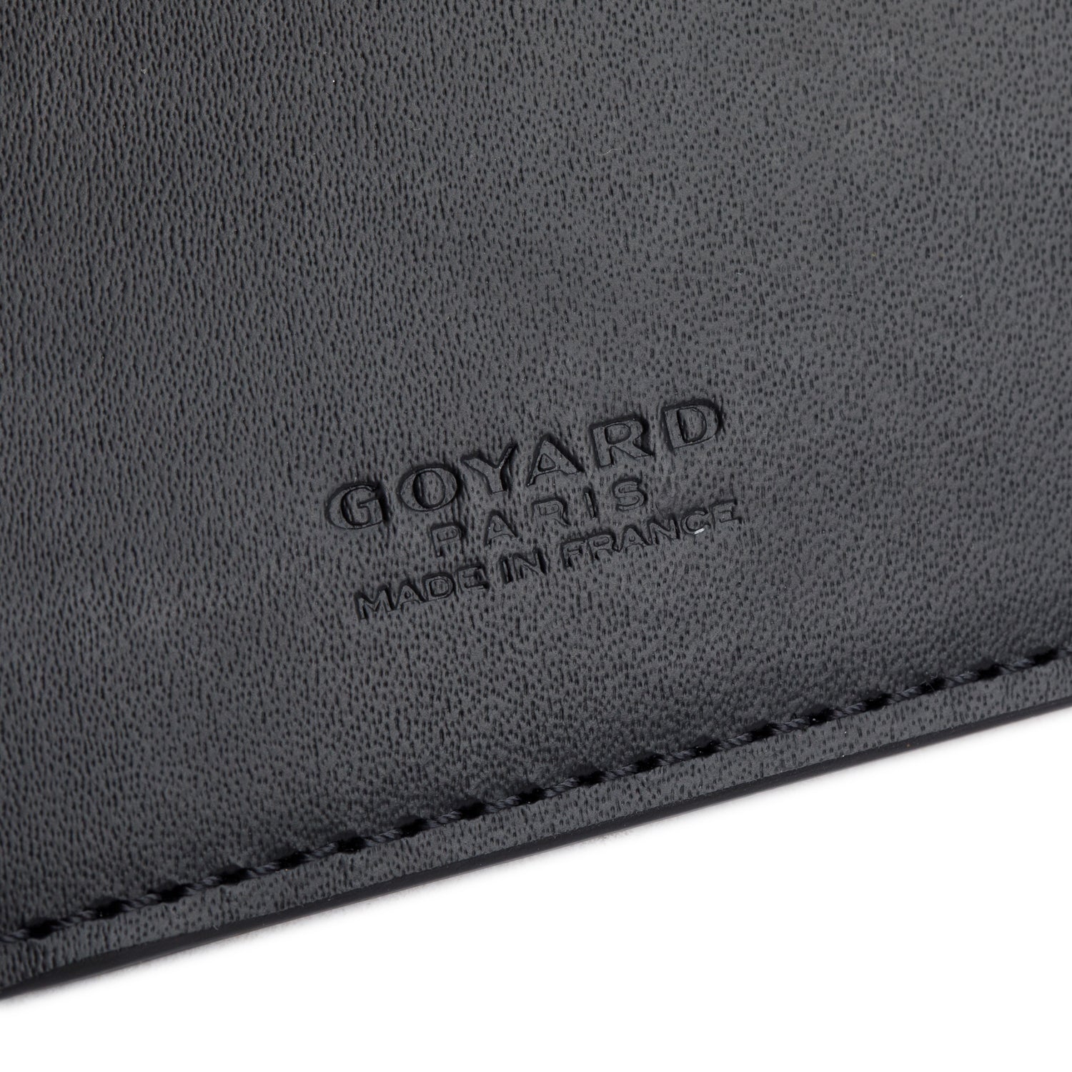 Goyard 2022 Black Goyardine Card Holder w/ Box