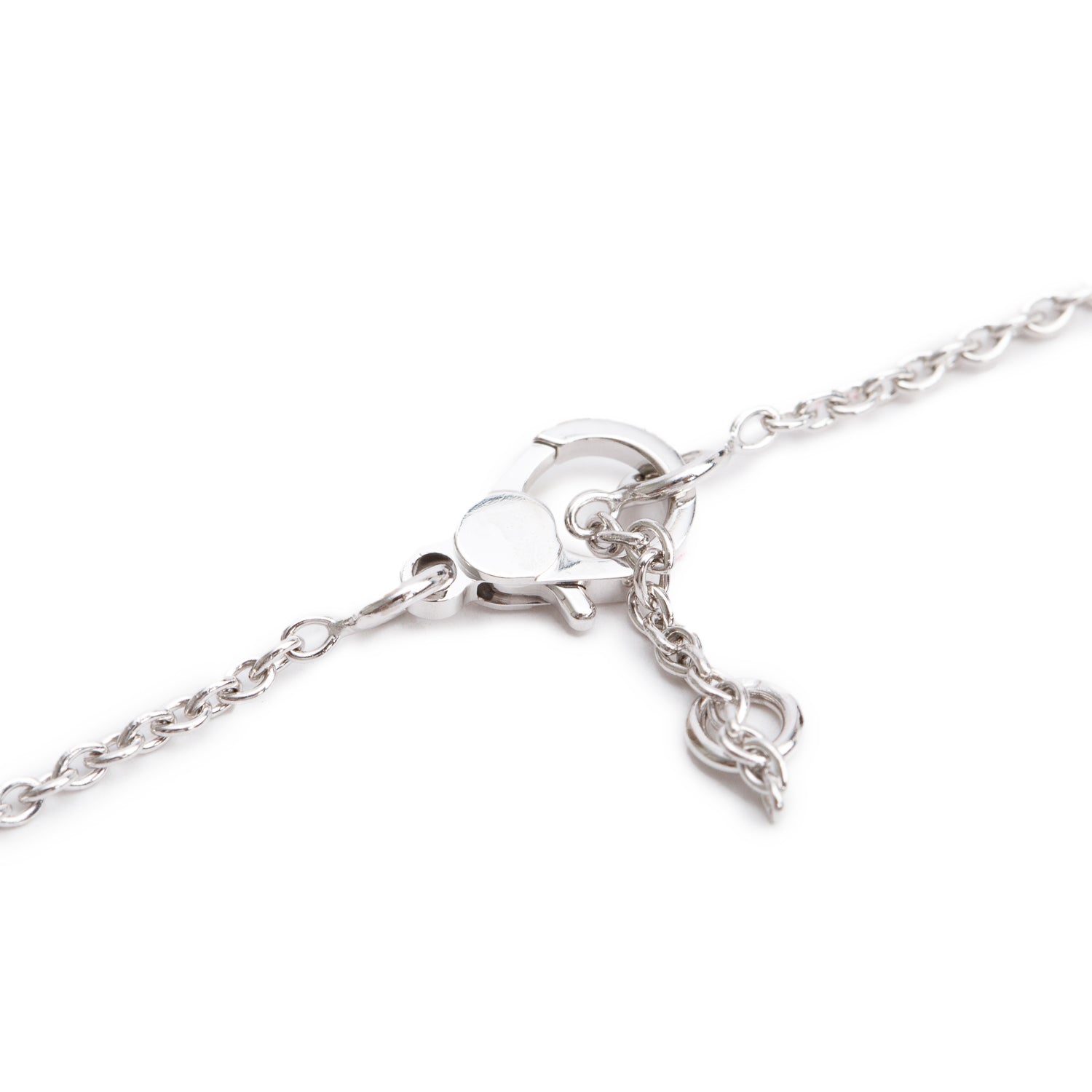 Hermes 18k White Gold Diamond Finesse Pendant Necklace w/ Box & Receipt