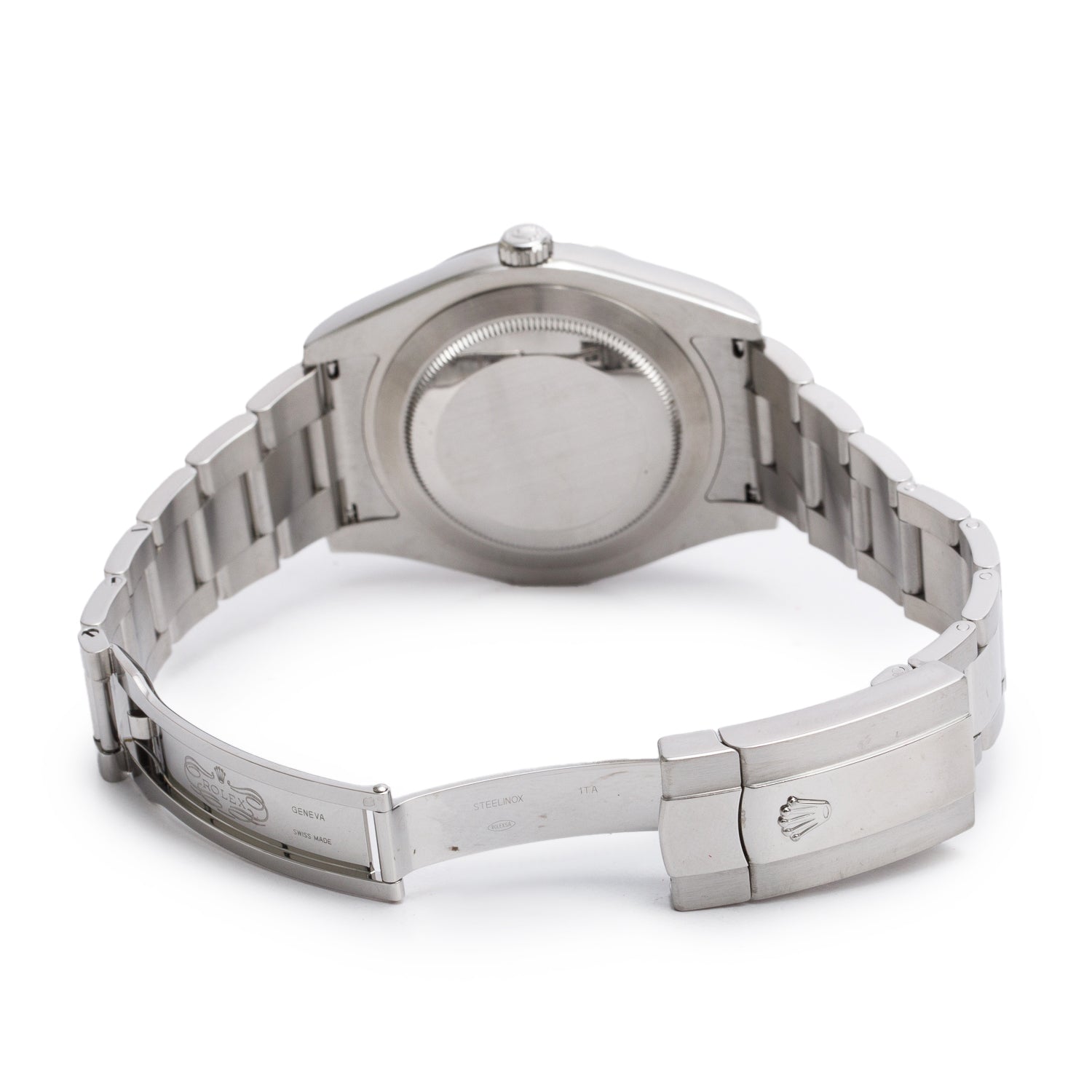 Rolex Stainless Steel Datejust II 41 MM Automatic Watch White Dial 116334 w/ Box & Papers