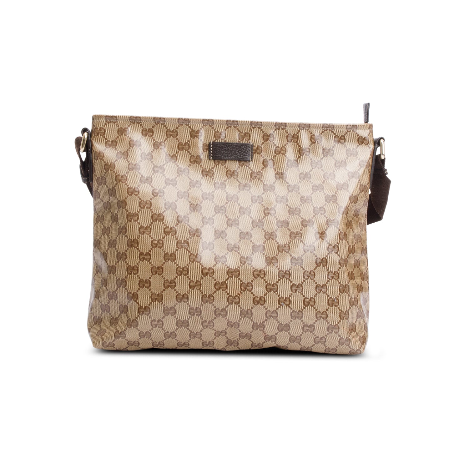 Gucci GG Supreme Coated Canvas Crystal Messenger Bag