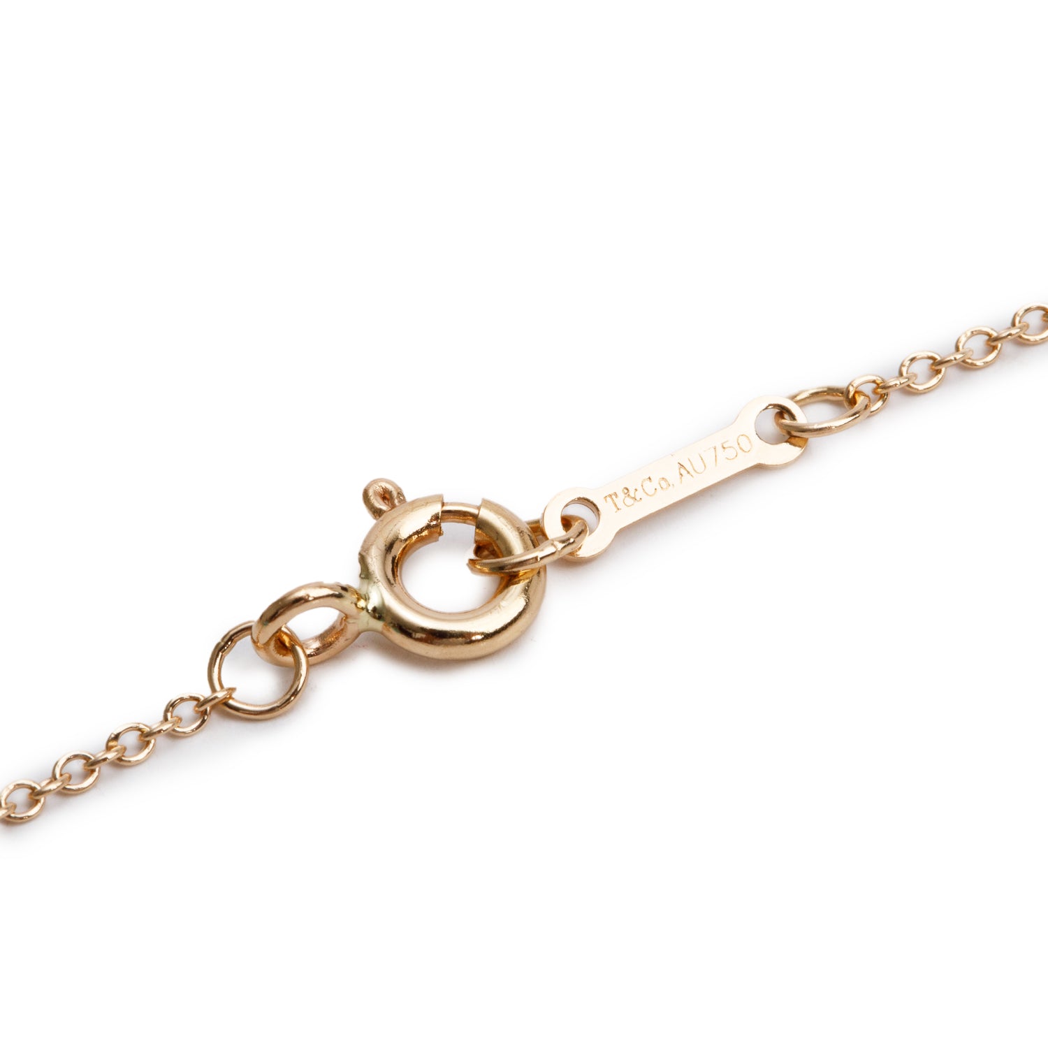 Tiffany & Co. Paloma Picasso 18k Rose Gold Diamond Mini Double Loving Heart Pendant Necklace w/ Box & Receipt