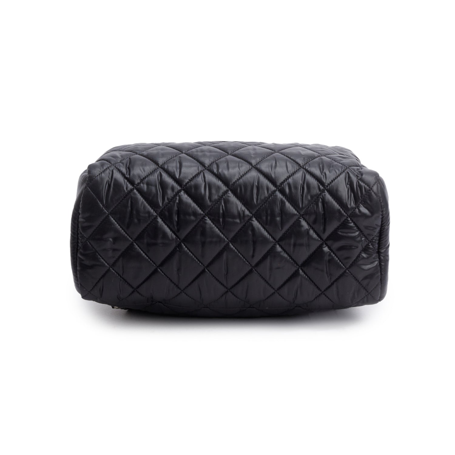 Chanel Black Nylon Quilted Coco Coocoon Backpack w/ Box