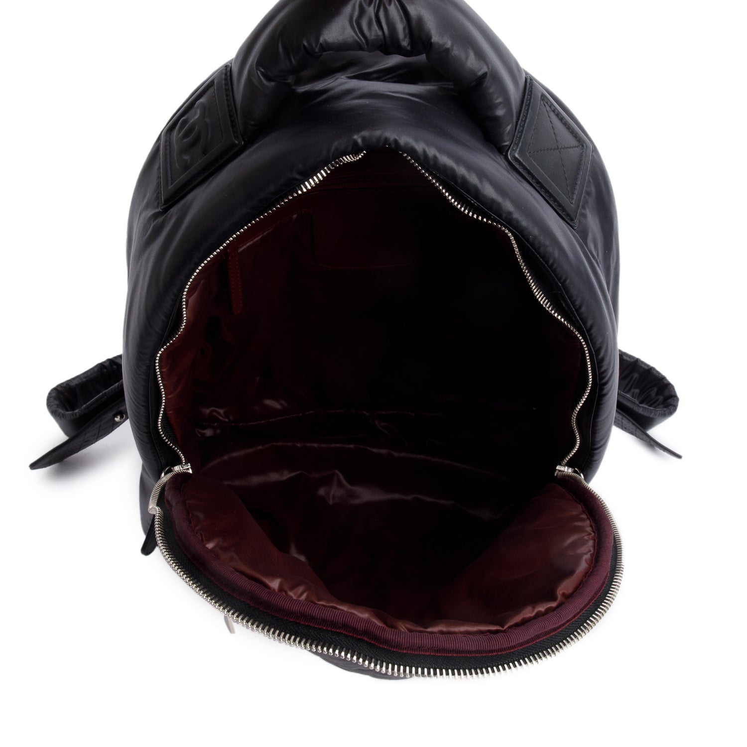 Chanel Black Nylon Quilted Coco Coocoon Backpack w/ Box