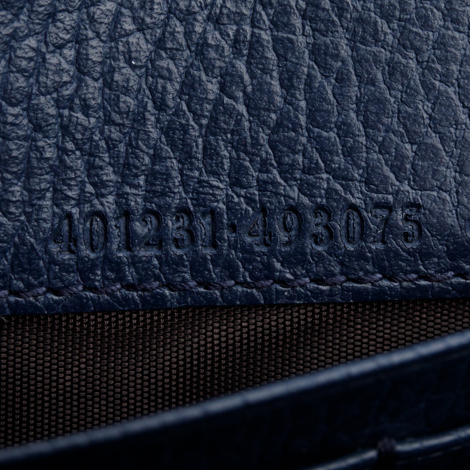 Gucci Navy Leather Dionysus Wallet on Chain w/ Box