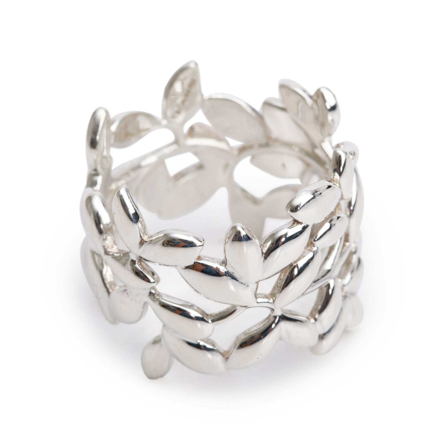 Tiffany & Co. Paloma Picasso Olive Leaf Band Ring, Size 7