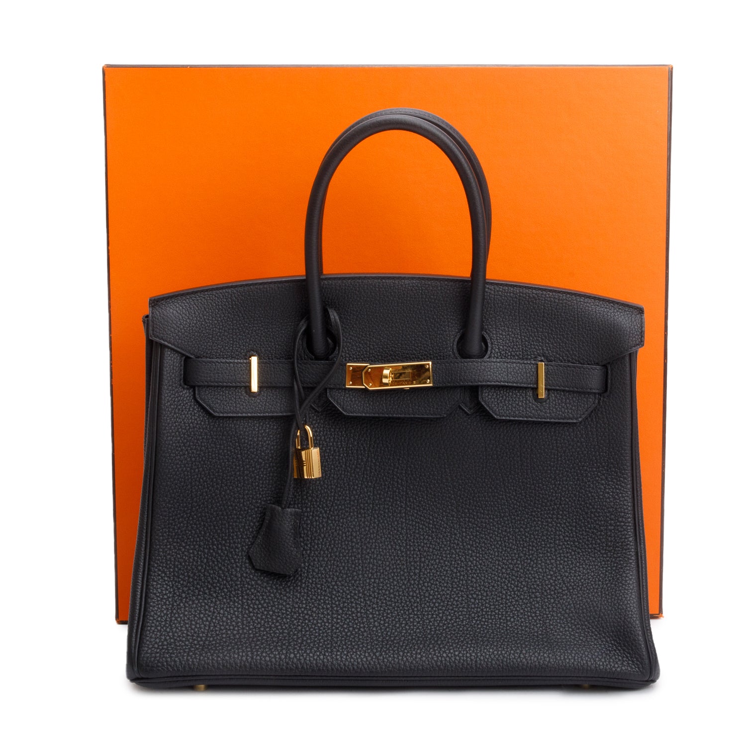 Hermes Noir Togo Birkin 35 w/ Box