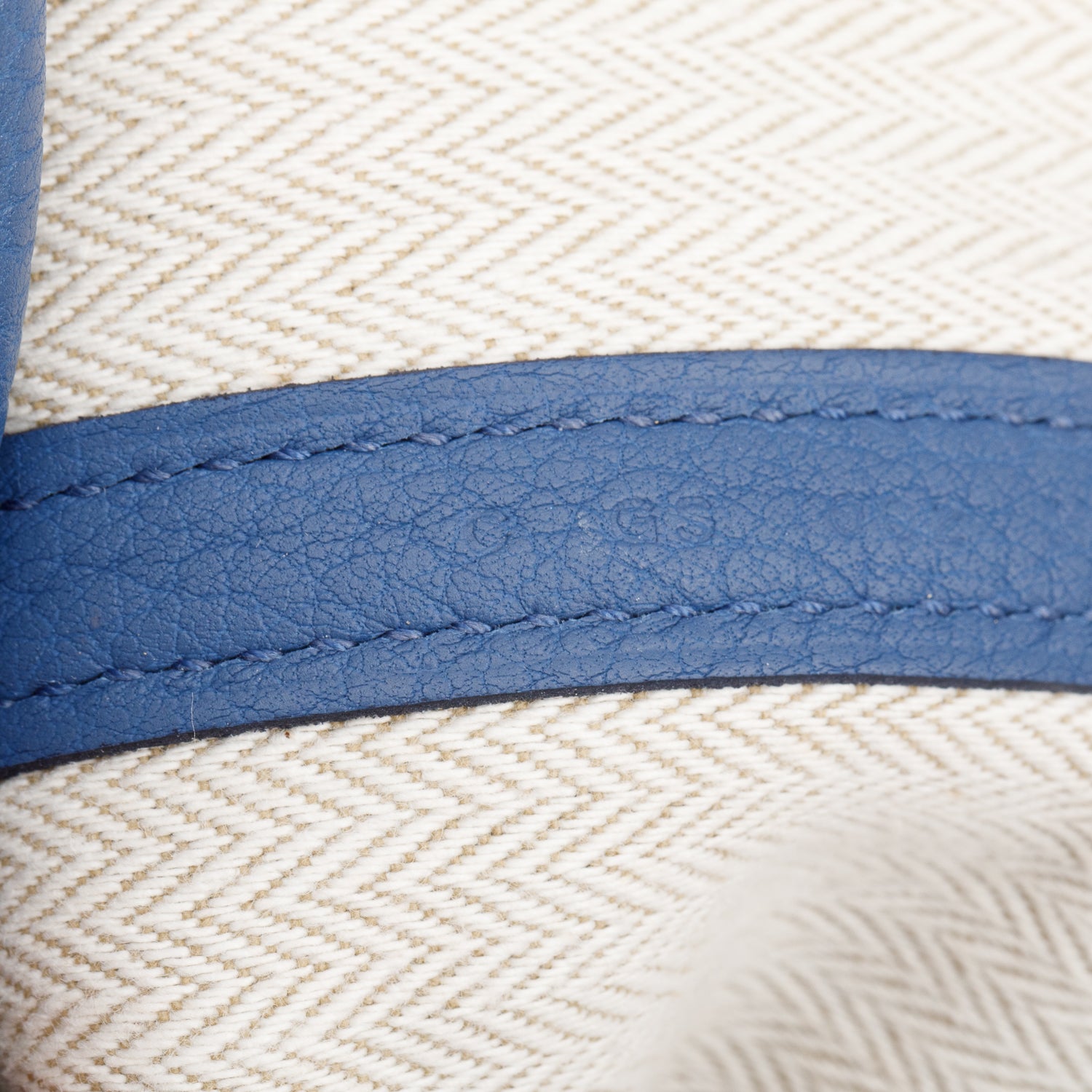 Hermes Bleu Agate Negonda Leather Garden Party 36 w/ Box