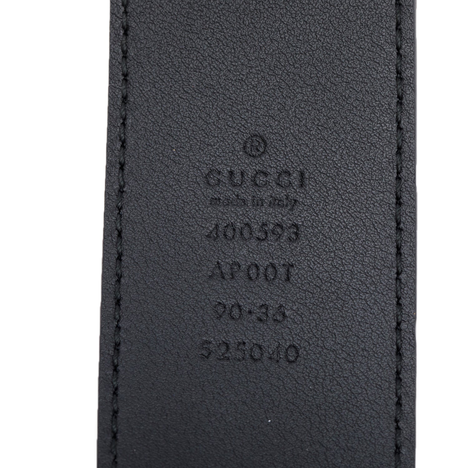 Gucci GG Marmont Black Wide Leather Belt 90 36