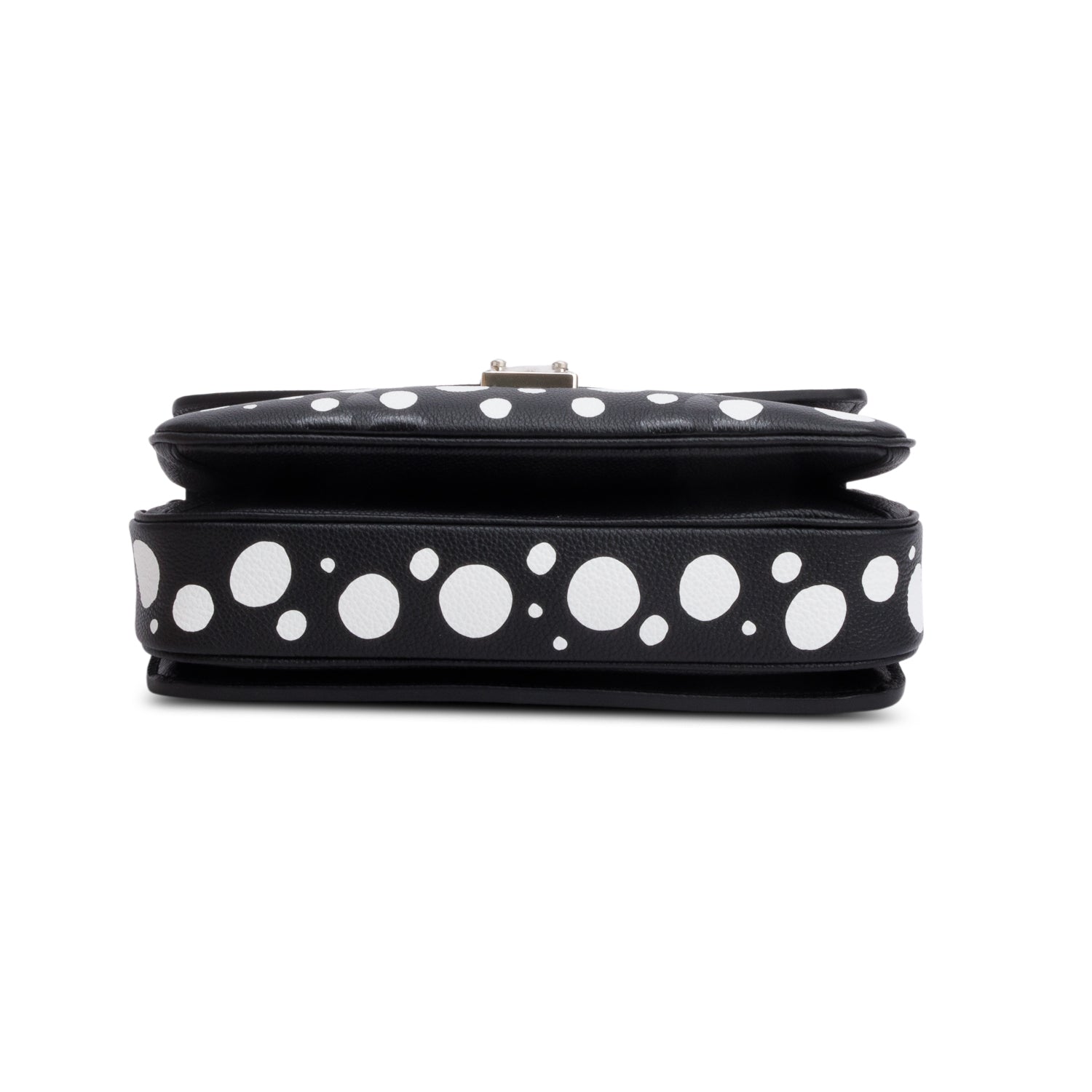 Louis Vuitton x Yayoi Kusama 2023 Black Infinity Dots Monogram Empreinte Leather Pochette Metis w/ Box