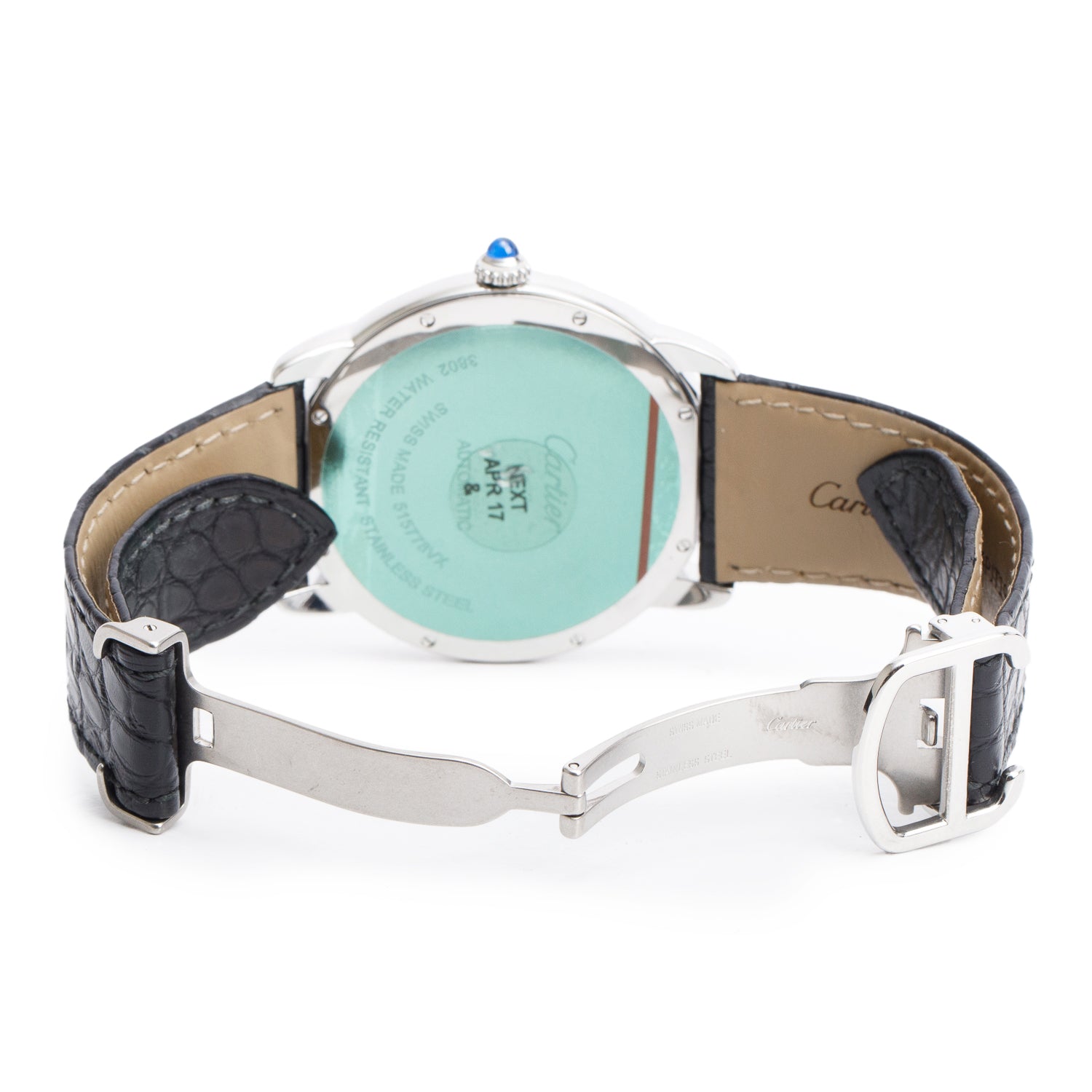 Cartier Stainless Steel Ronde Solo XL 42 MM Automatic Watch 3802