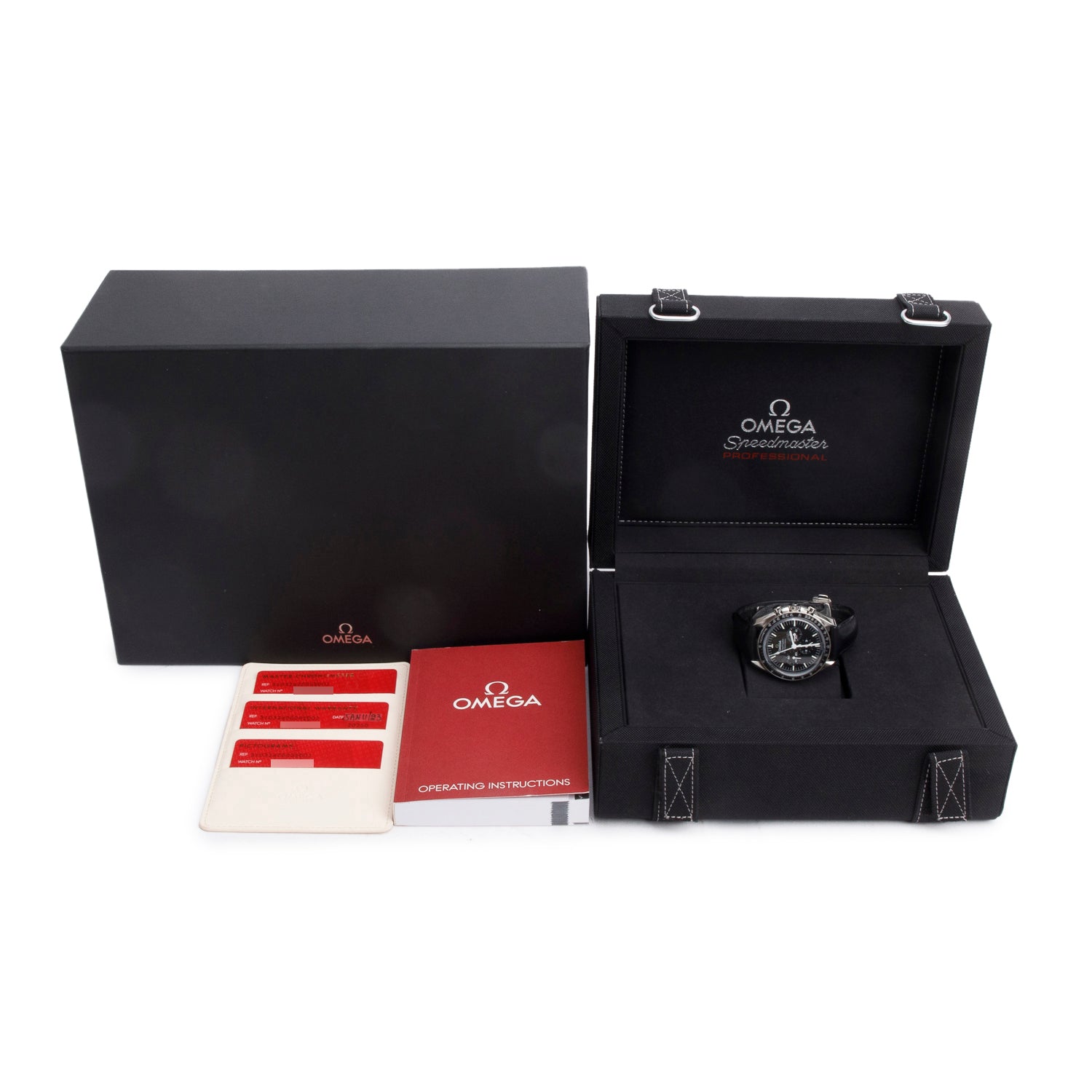 Omega 2023 Stainless Steel Speedmaster Moonwatch Professional 42 MM Manual Watch w/ Box & Papers