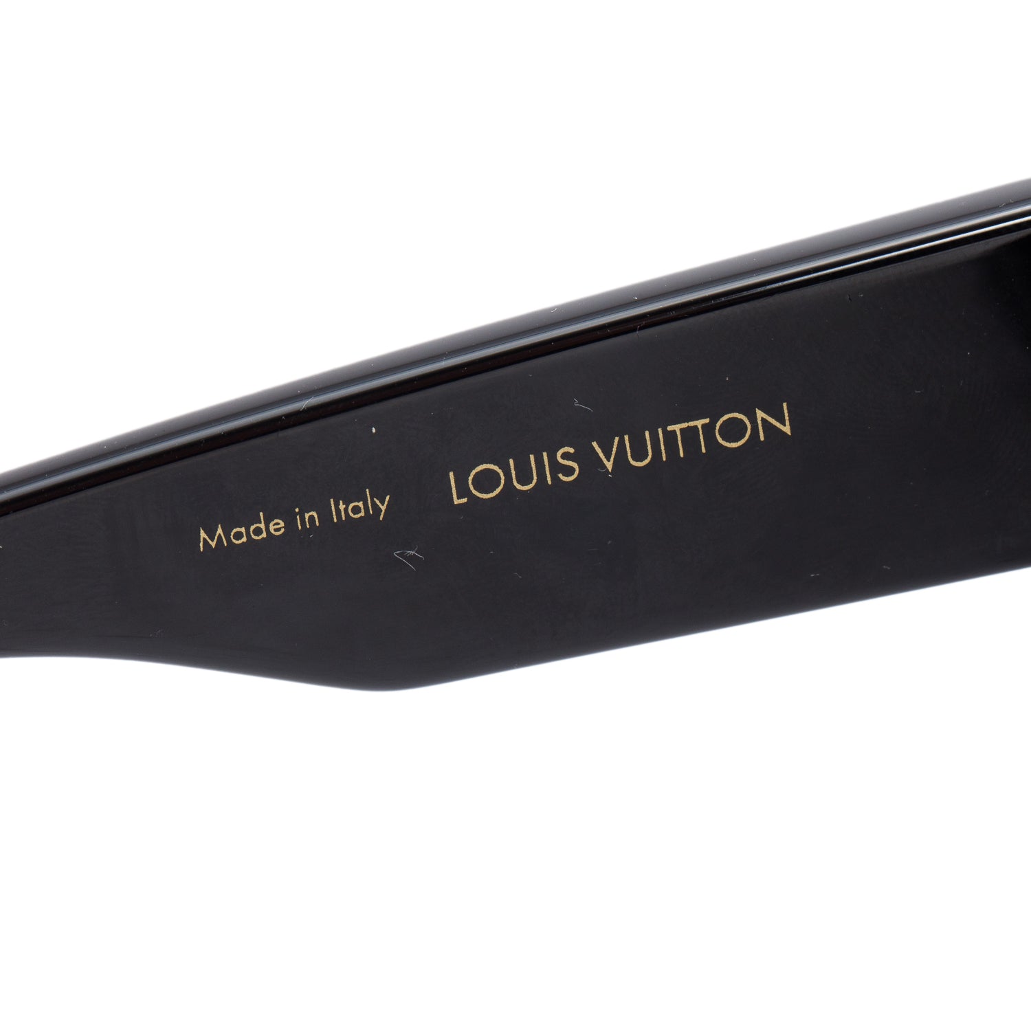 Louis Vuitton 2023 Z1578E Black Acetate Cyclone Sunglasses w/ Box & Case