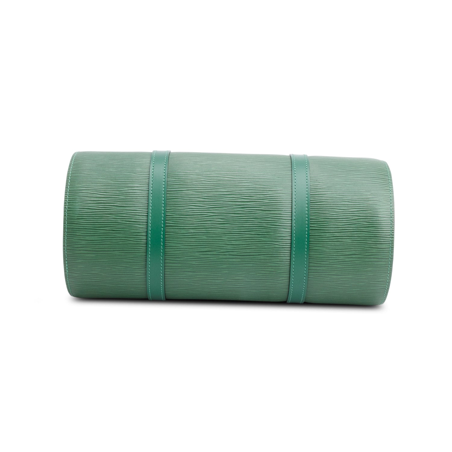 Louis Vuitton Green Epi Leather Soufflot Bag w/ Pochette