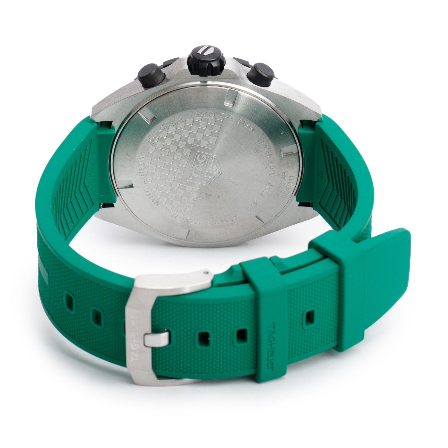 Tag Heuer 2023 Stainless Steel Formula 1 43 MM Chronograph Quartz Watch Green Dial CAZ101AP w/ Box & Papers