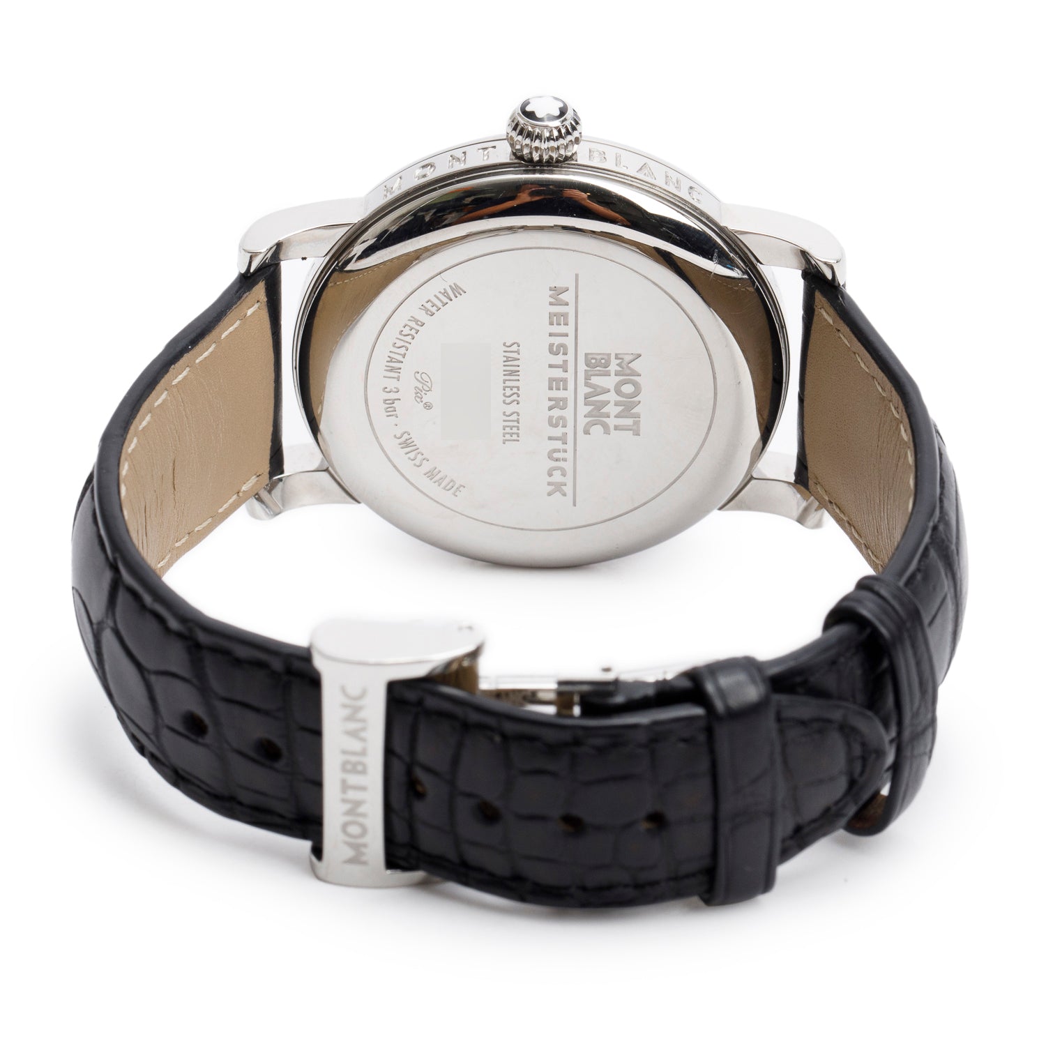Montblanc Stainless Steel Meisterstuck Star 40 MM Automatic Watch Silver Dial 7068