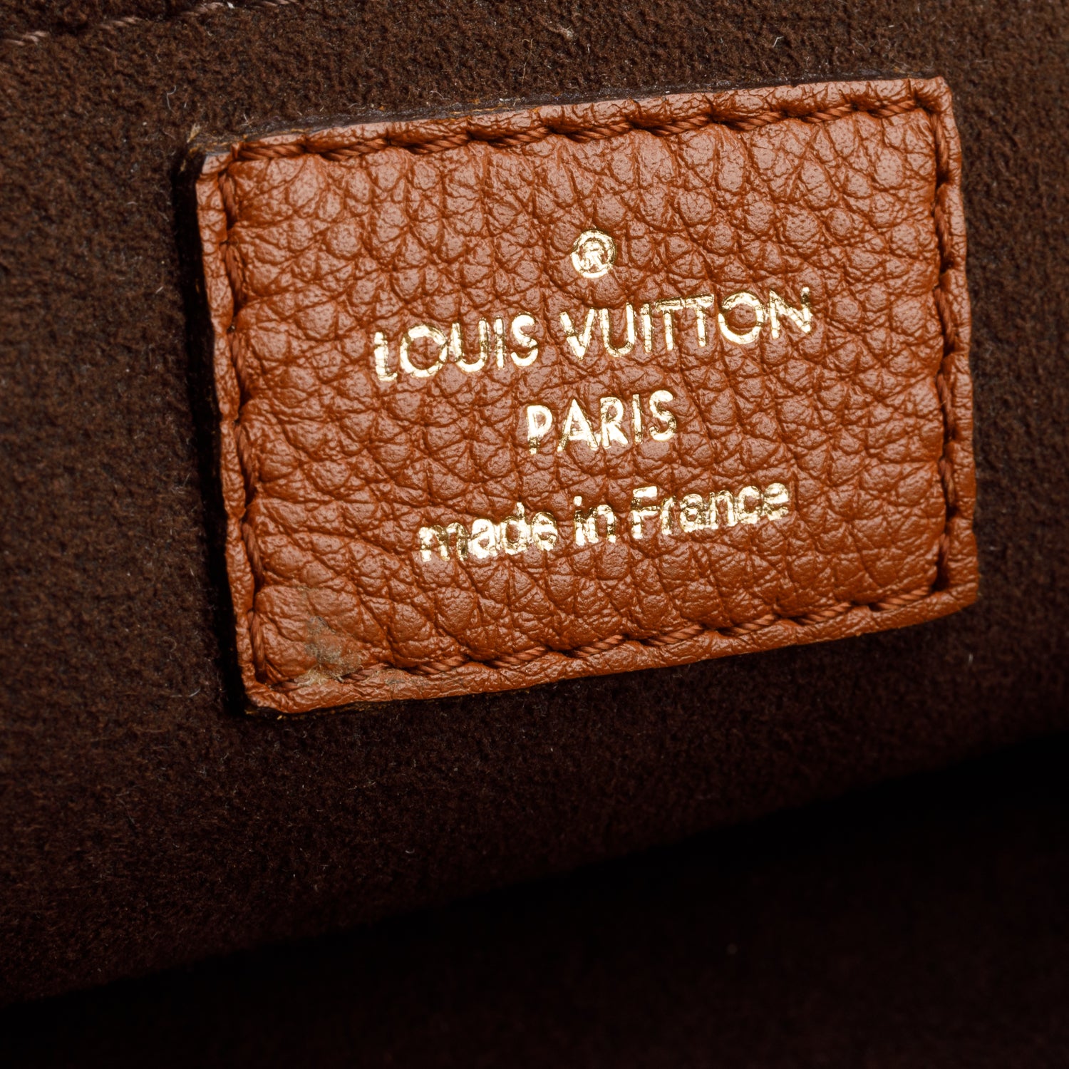 Louis Vuitton Brown Mahina Lunar GM Shoulder Bag