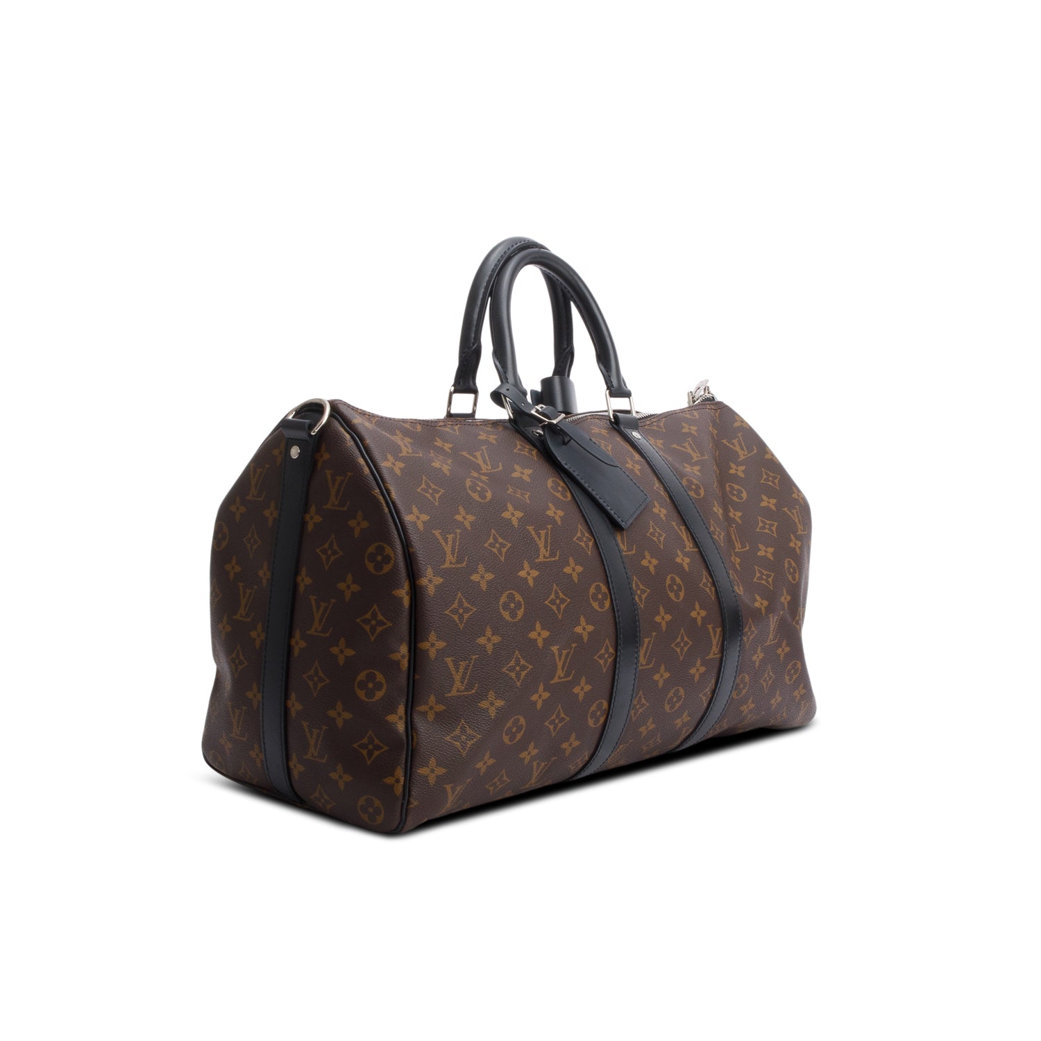 2020 Louis Vuitton Monogram Macassar Keepall Bandouliere 45 w/ Strap