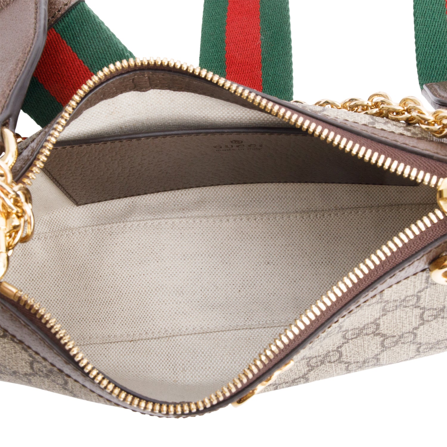 Gucci GG Supreme Ophidia Small Shoulder Bag w/ Straps