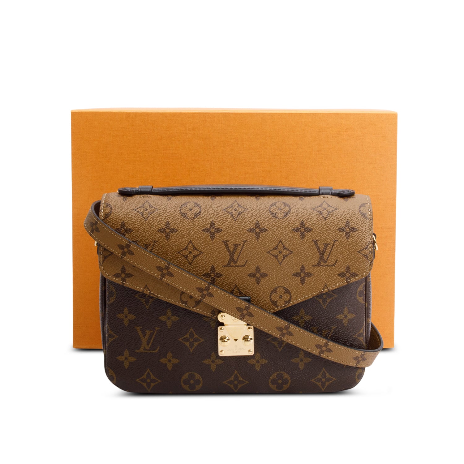 Louis Vuitton 2020 Reverse Monogram Pochette Metis w/ Box, Receipt & Strap