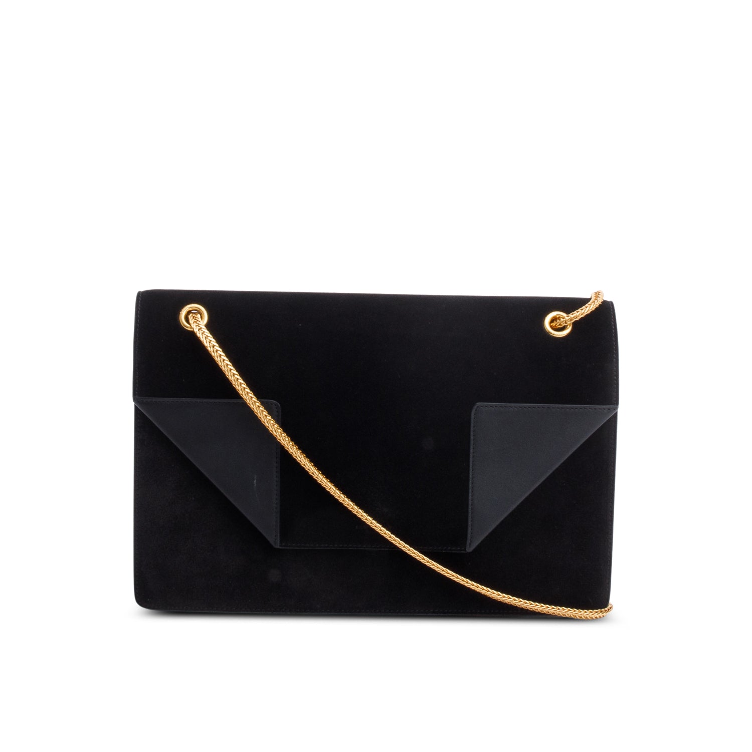 Saint Laurent Black Suede Betty Shoulder Bag