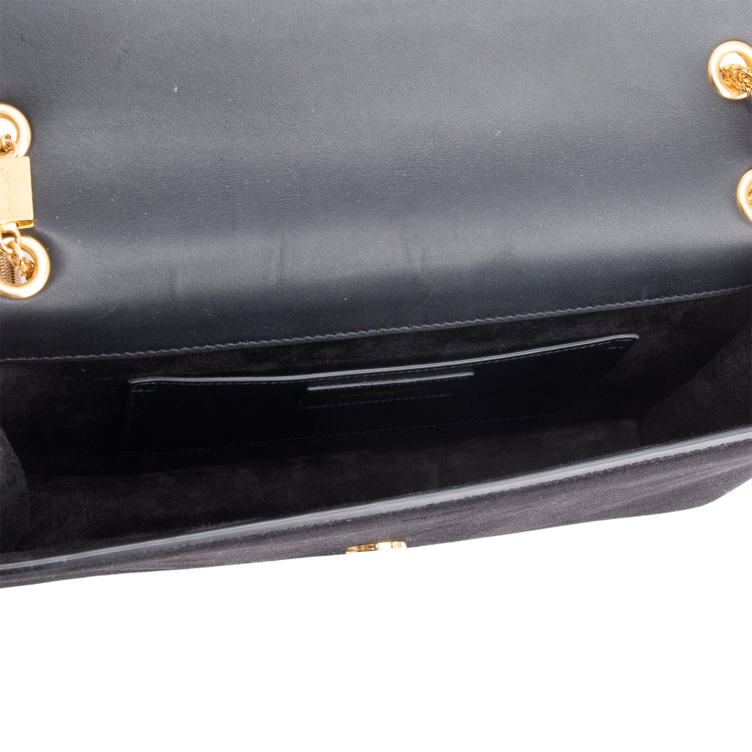 Saint Laurent Black Suede Betty Shoulder Bag