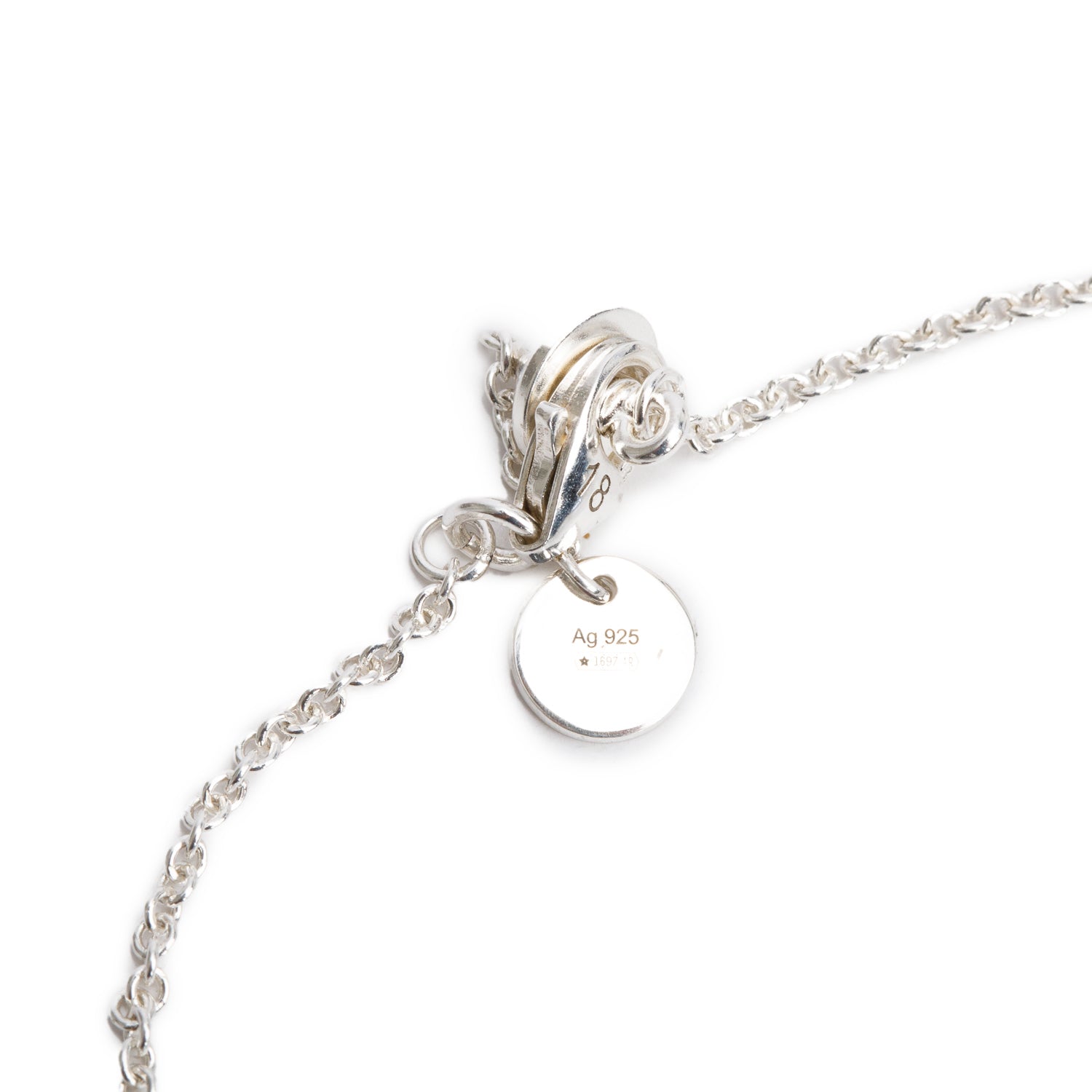 Gucci Sterling Silver Blue Cubic Zircoina Blind for Love Bracelet w/ Box