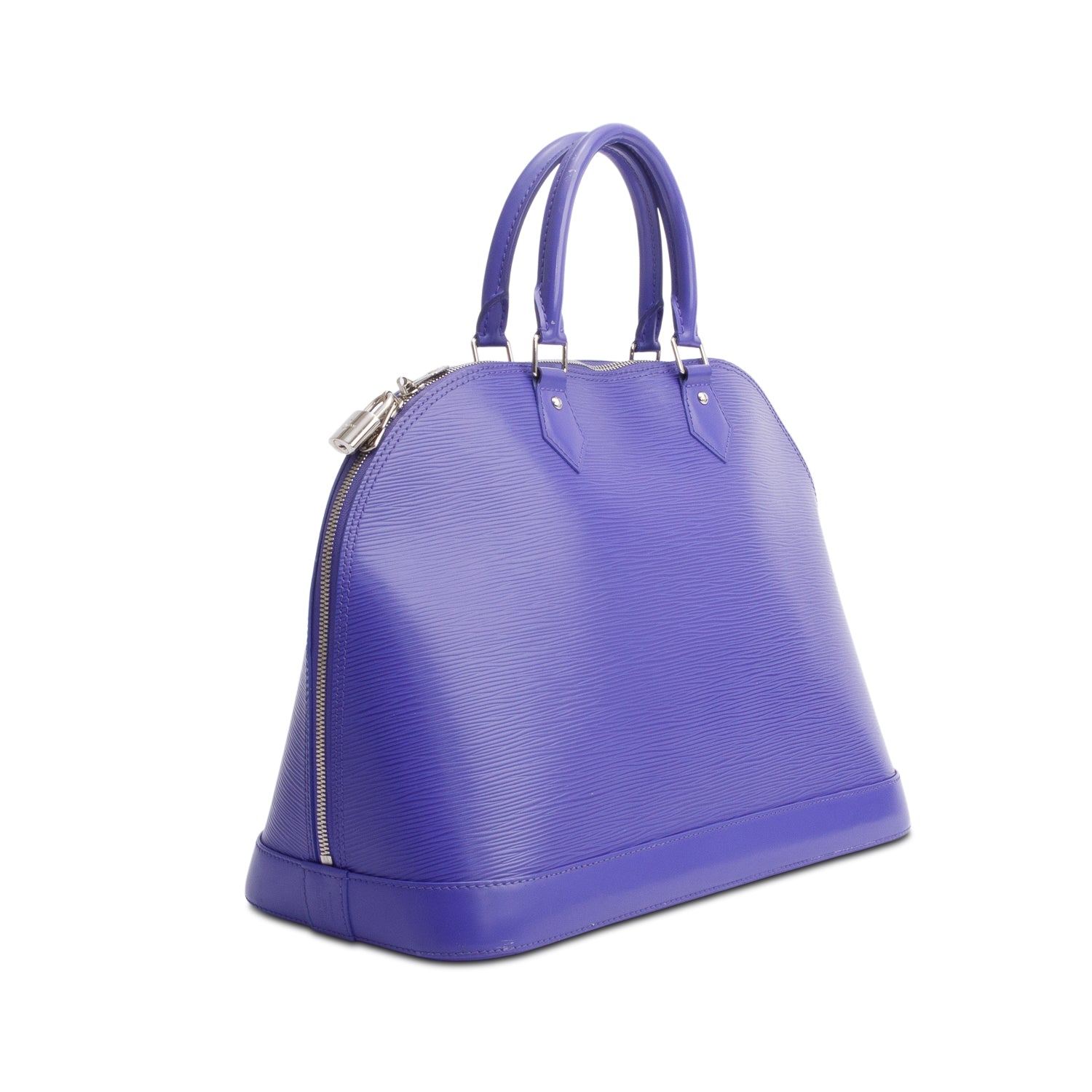 Louis Vuitton Purple Epi Alma GM