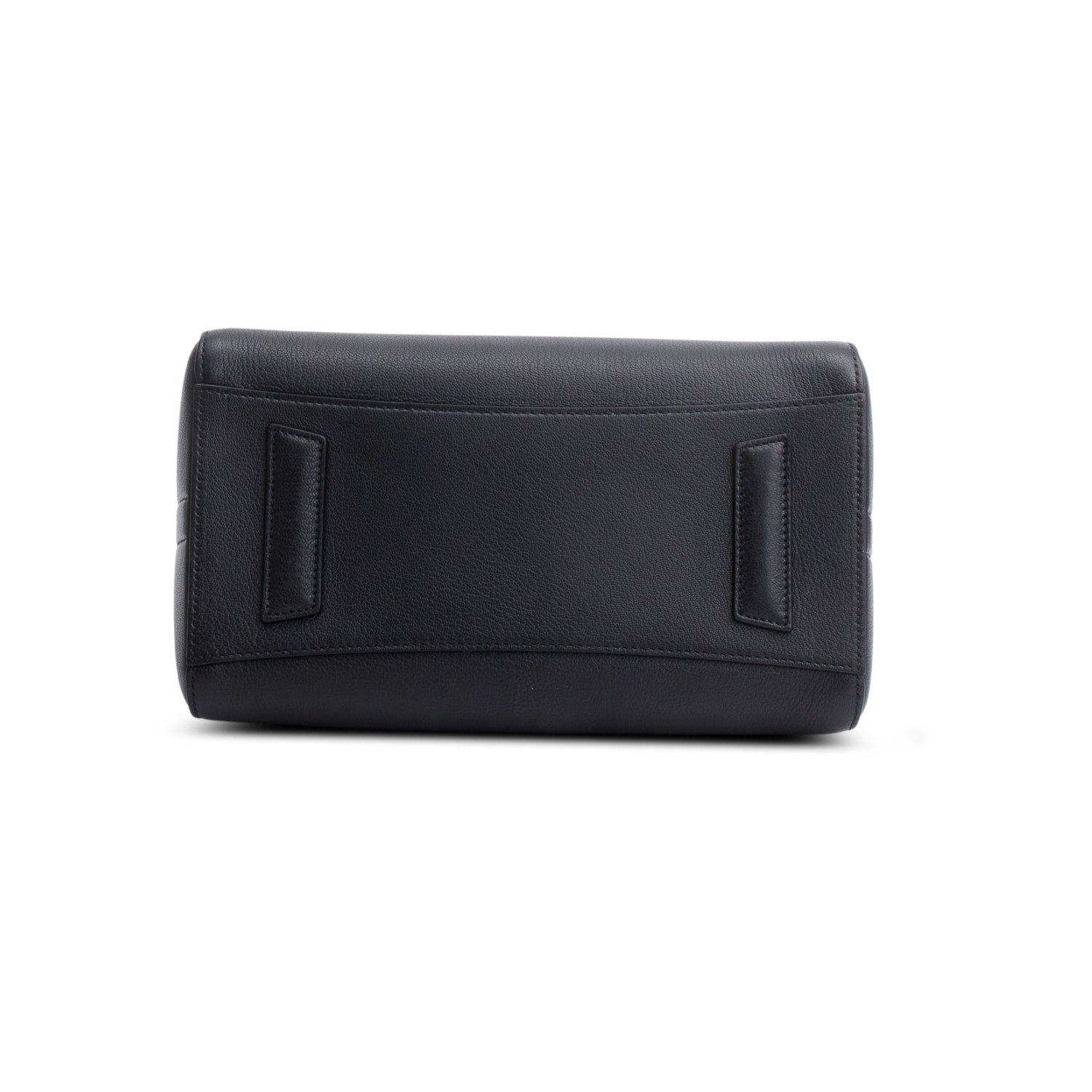 Givenchy Black Medium Grained Leather Antigona Bag w/ Strap