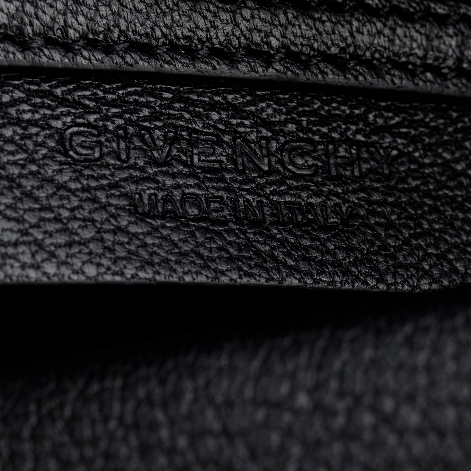 Givenchy Black Medium Grained Leather Antigona Bag w/ Strap