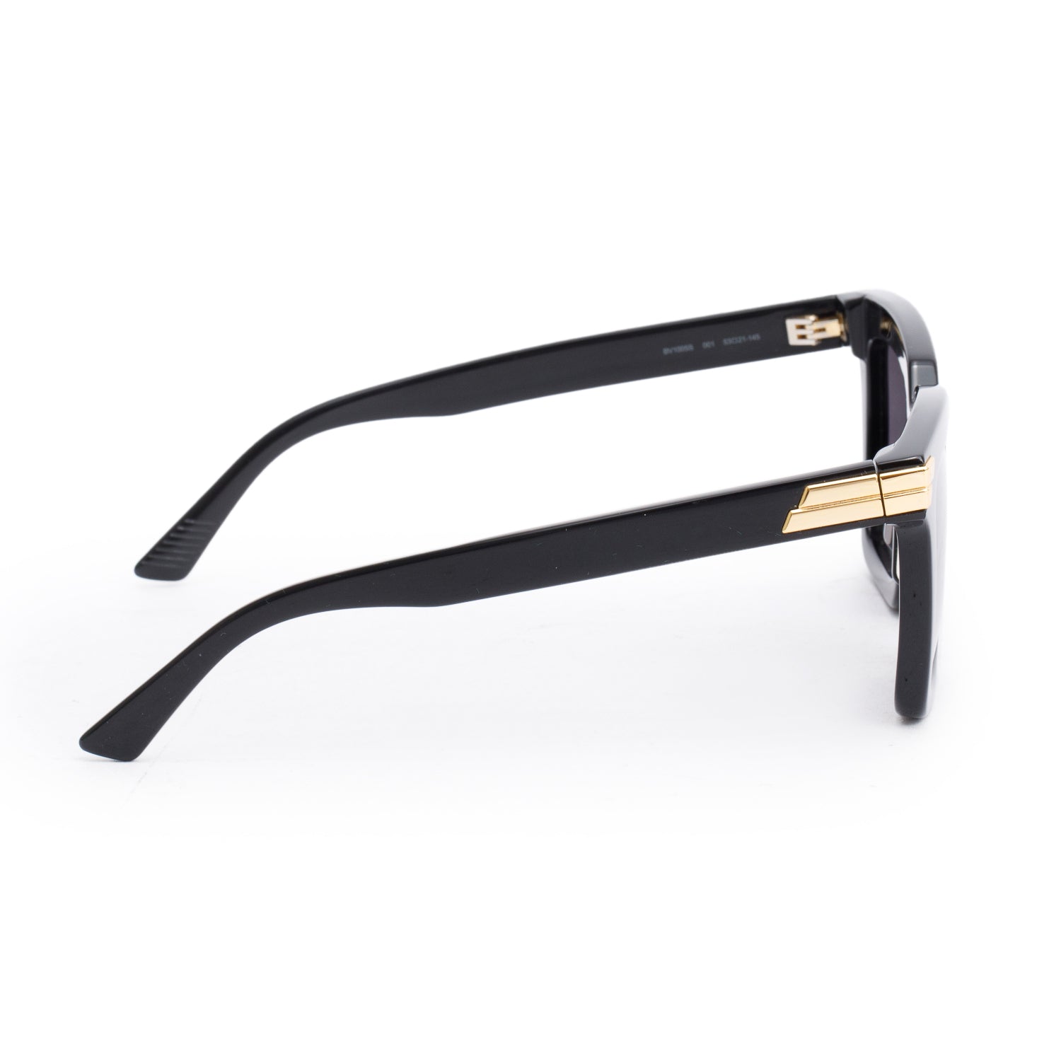 Bottega Veneta BV1005S Black Acetate Square Sunglasses w/ Case