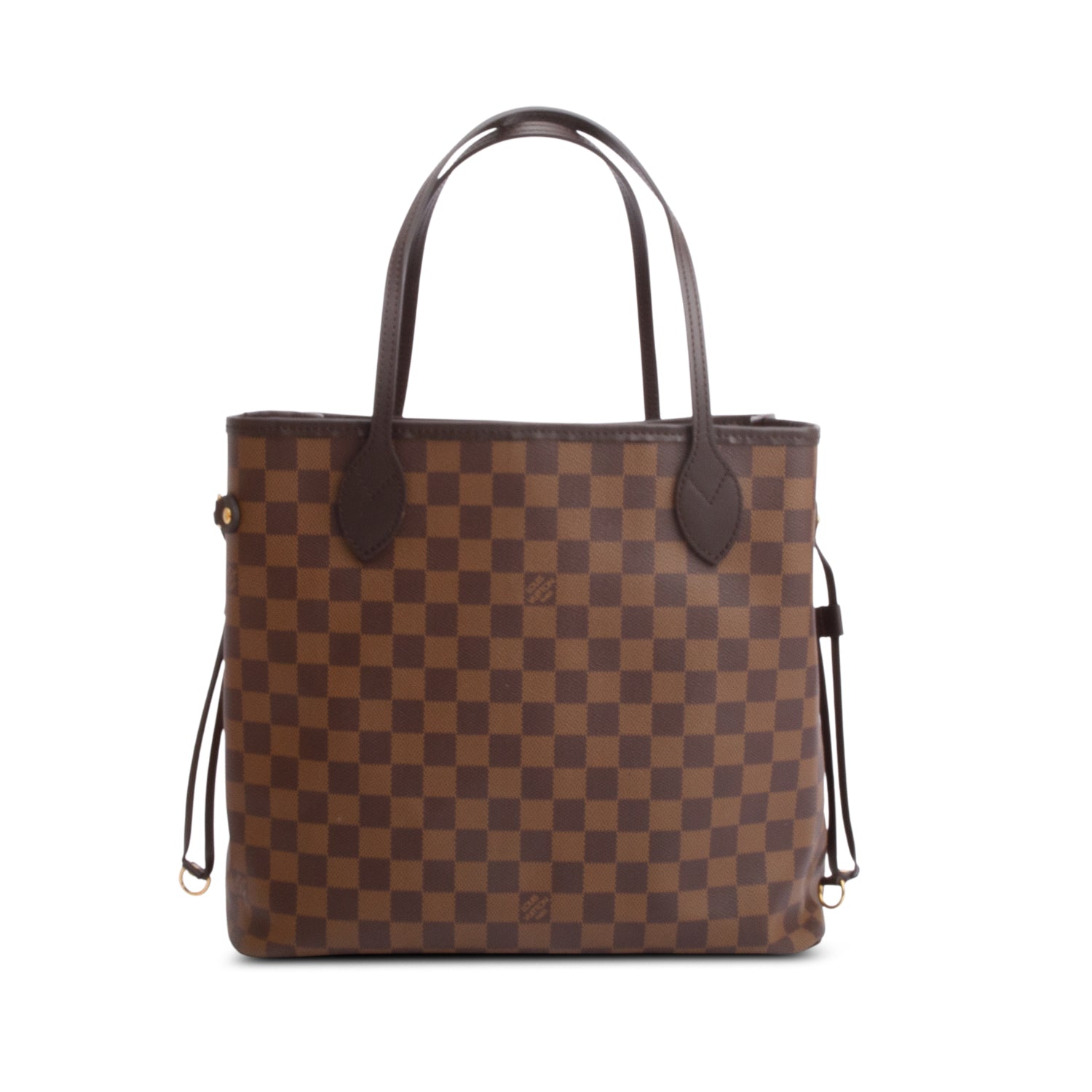 Louis Vuitton Damier Ebene Neverfull MM w/ Pouch & Box