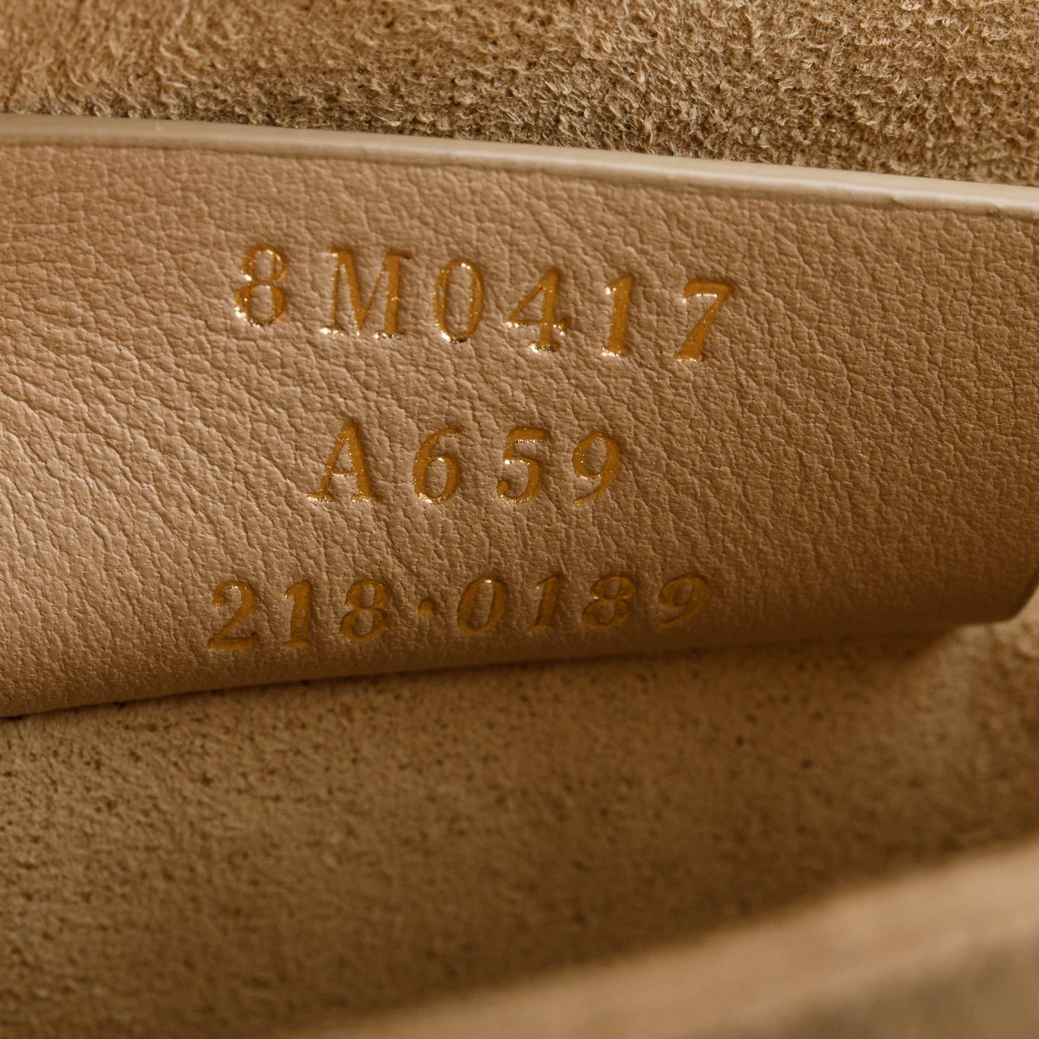 Fendi Vitello Liberty Bi-Color FF 1974 Embossed Small Kan U Shoulder Bag w/ Box