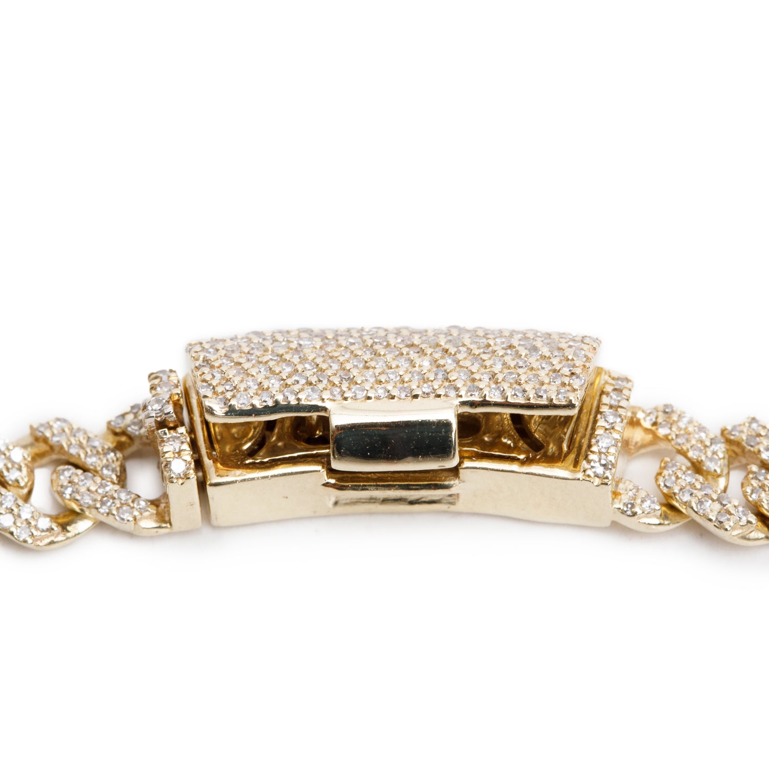 10k Yellow Gold 5.40 tcw. Diamond Link Necklace