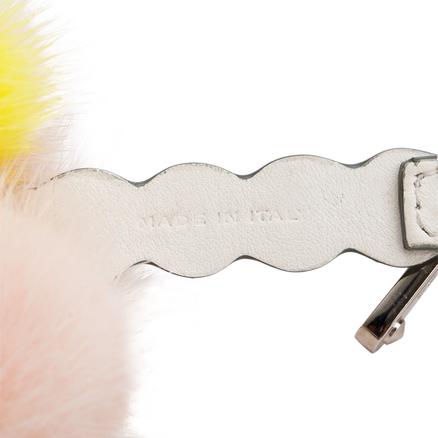 Fendi Multicolor Mink Fur & Calfskin Leather Fun Fair Ice Cream Cone Bag Charm