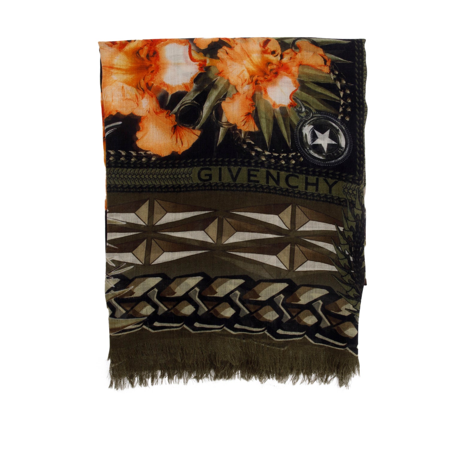 Givenchy Multicolor Wool Scarf