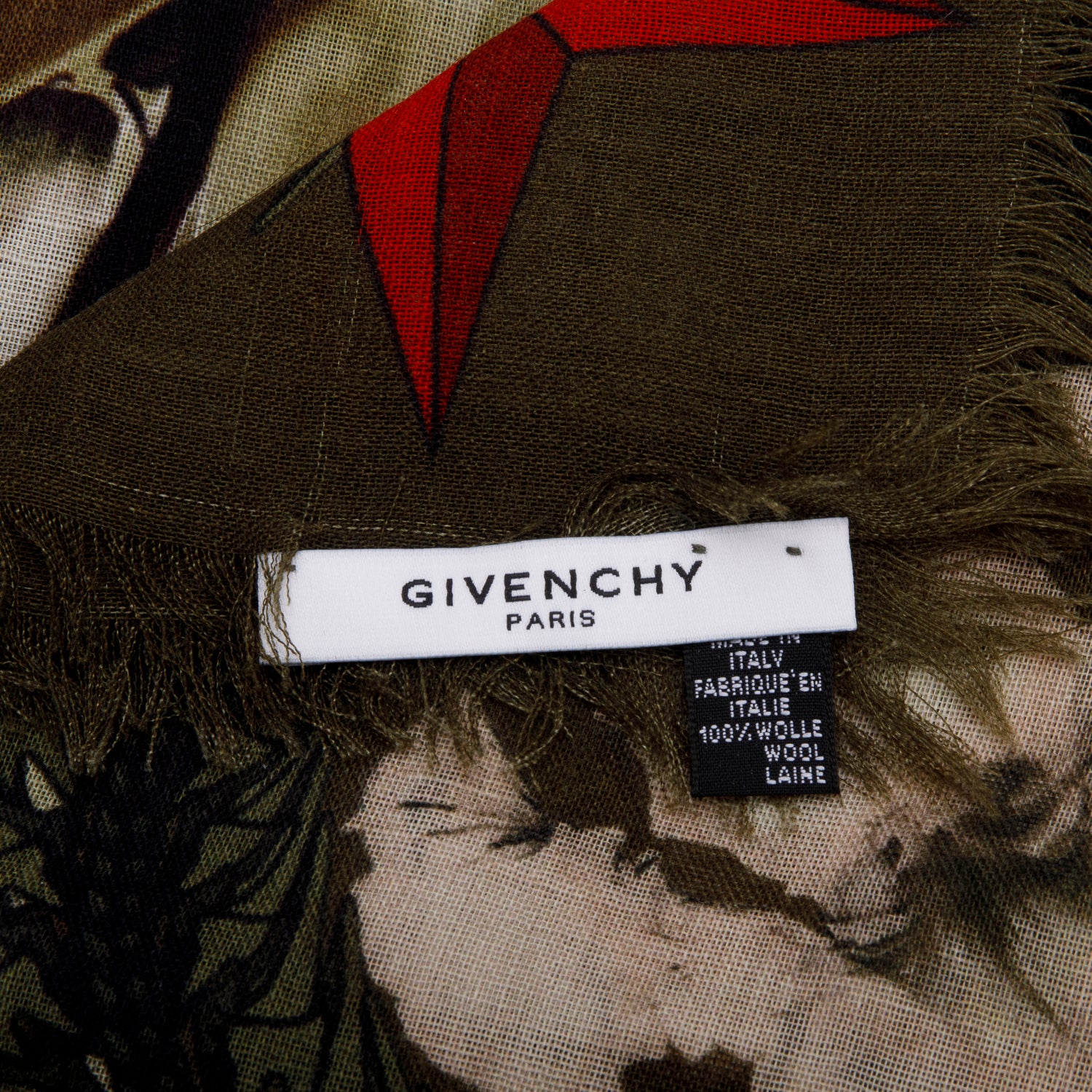 Givenchy Multicolor Wool Scarf