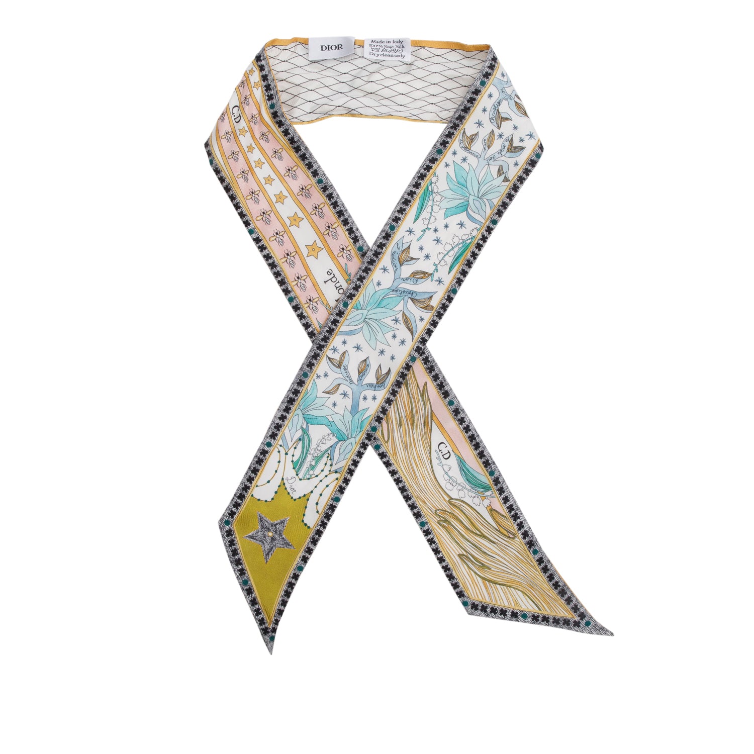 Christian Dior Le Monde Silk Twilly – Oliver Jewellery