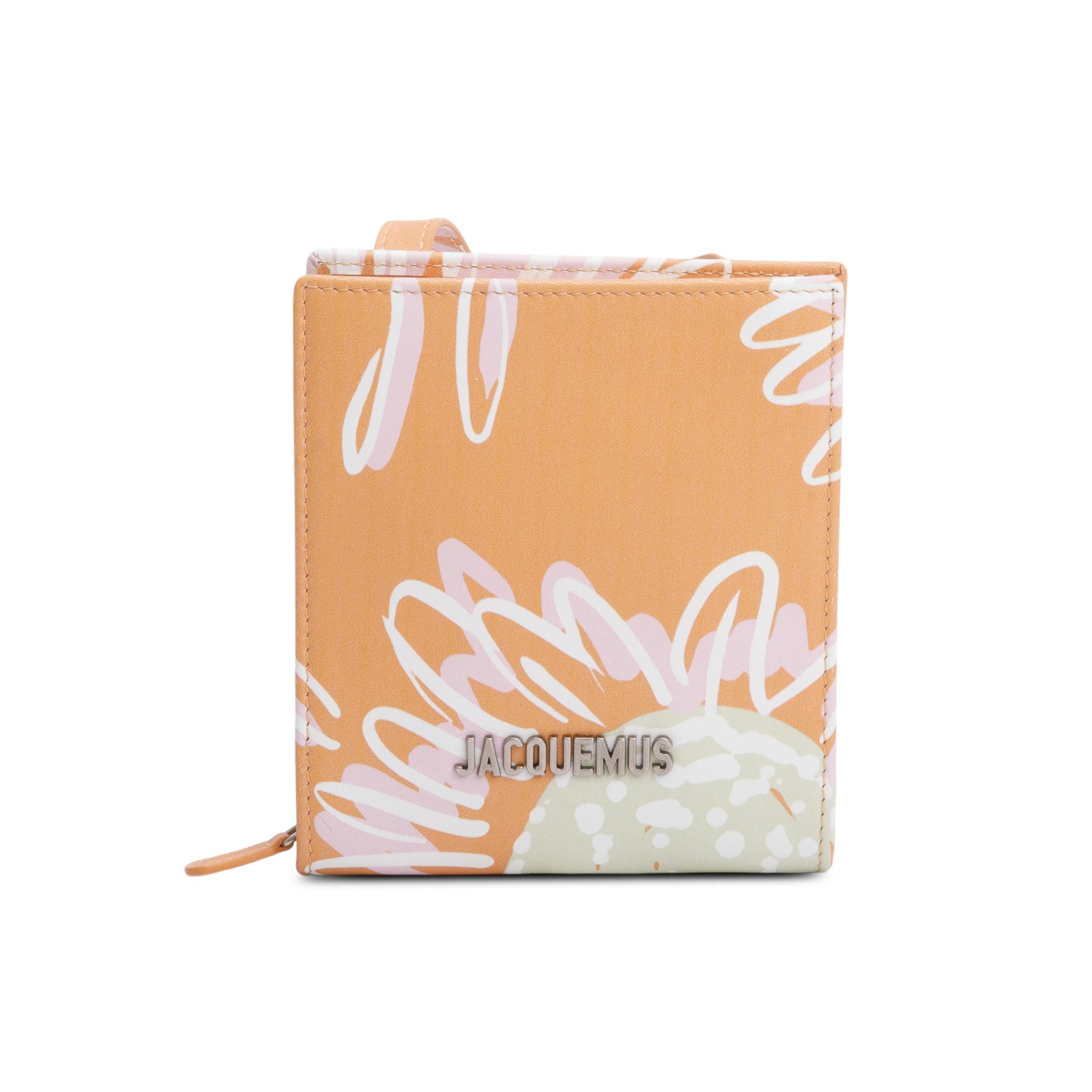 Jacquemus Orange Floral Print Le Gadjo Mini Bag