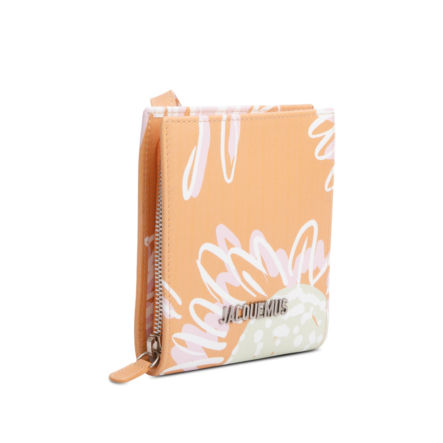 Jacquemus Orange Floral Print Le Gadjo Mini Bag