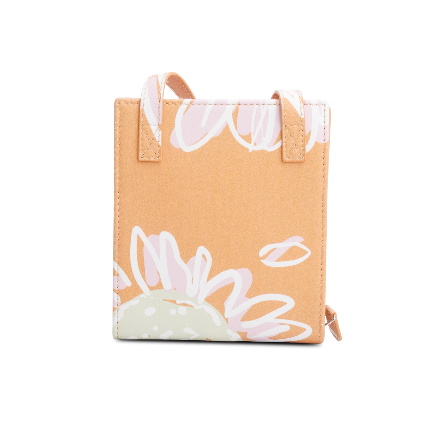 Jacquemus Orange Floral Print Le Gadjo Mini Bag