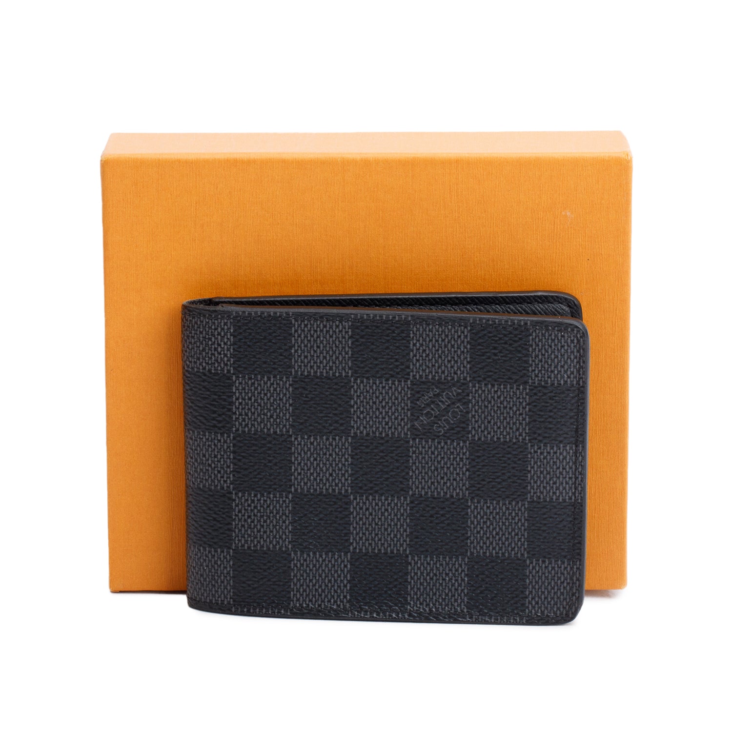 Louis Vuitton Monogram Eclipse Slender Wallet w/ Box