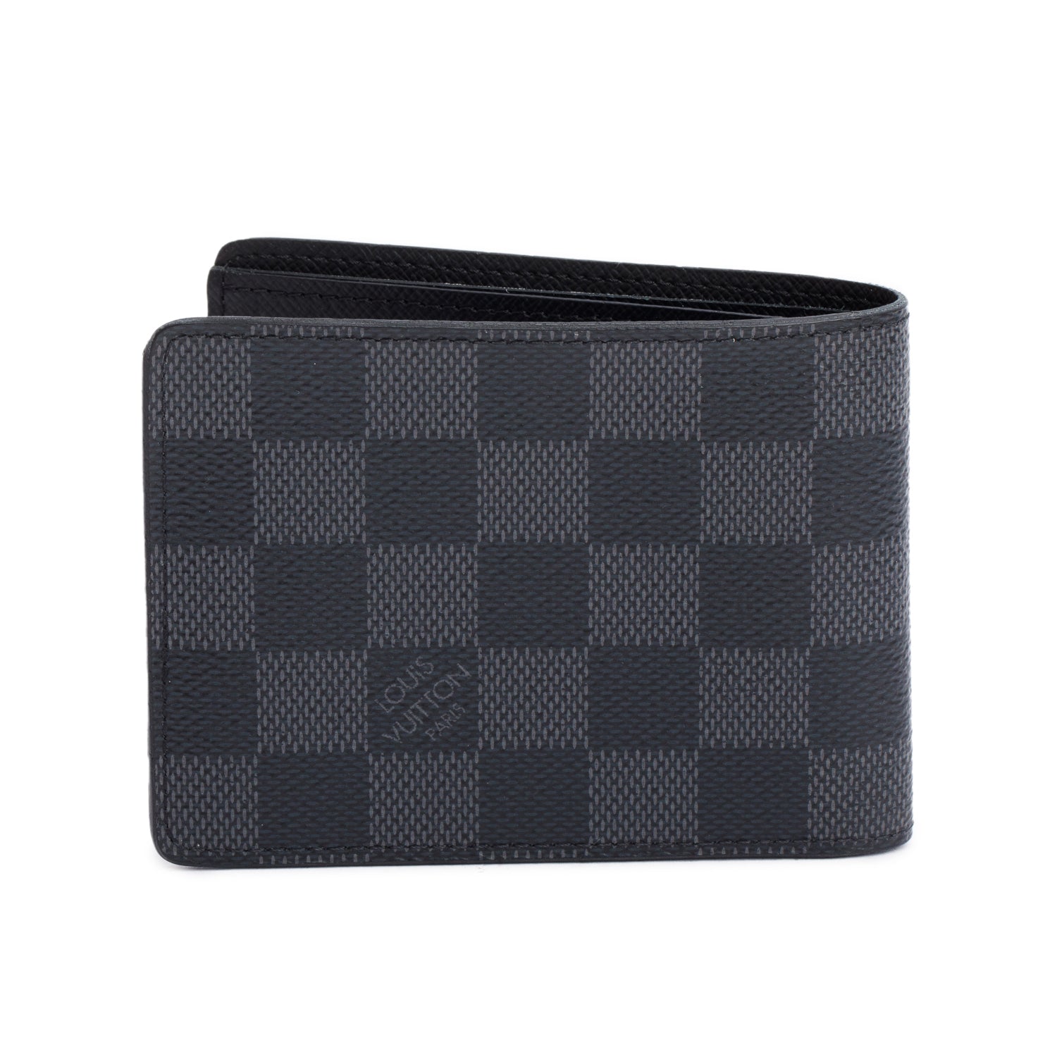 Louis Vuitton Monogram Eclipse Slender Wallet w/ Box