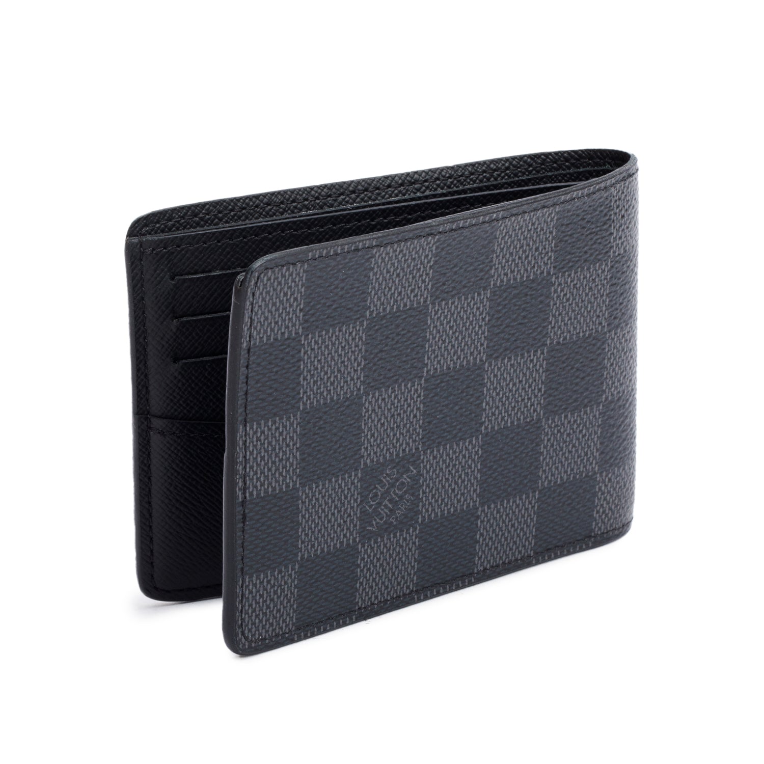 Louis Vuitton Monogram Eclipse Slender Wallet w/ Box