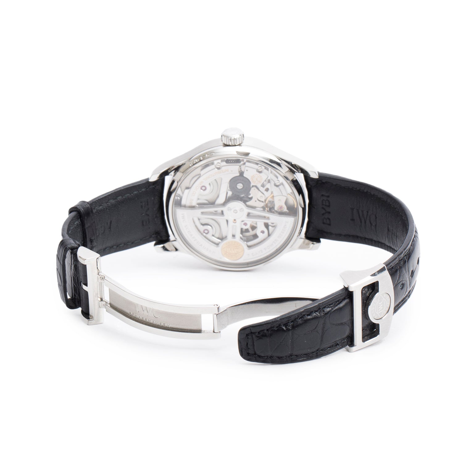 IWC Stainless Steel Portugieser 42.3 MM Automatic Watch White Dial IW500704 w/ Box & Papers